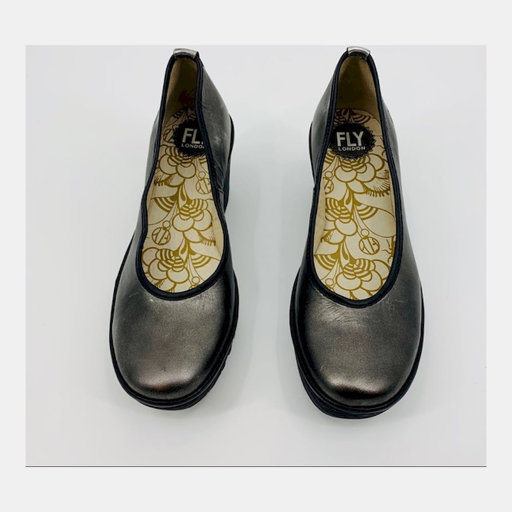 Fly London Sapatos Shoes Yalu Antik Silv Antik Silver Shot6
