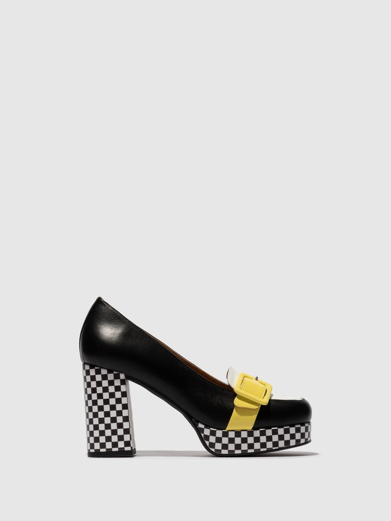 Fly London Sapatos Shoes Yello242 Blk White Preto Branco_shot1