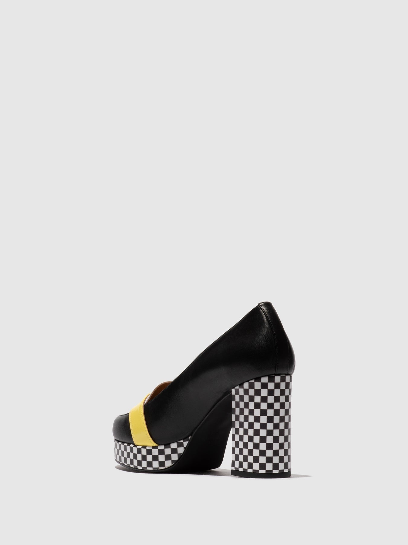 Fly London Sapatos Shoes Yello242 Blk White Preto Branco_shot3