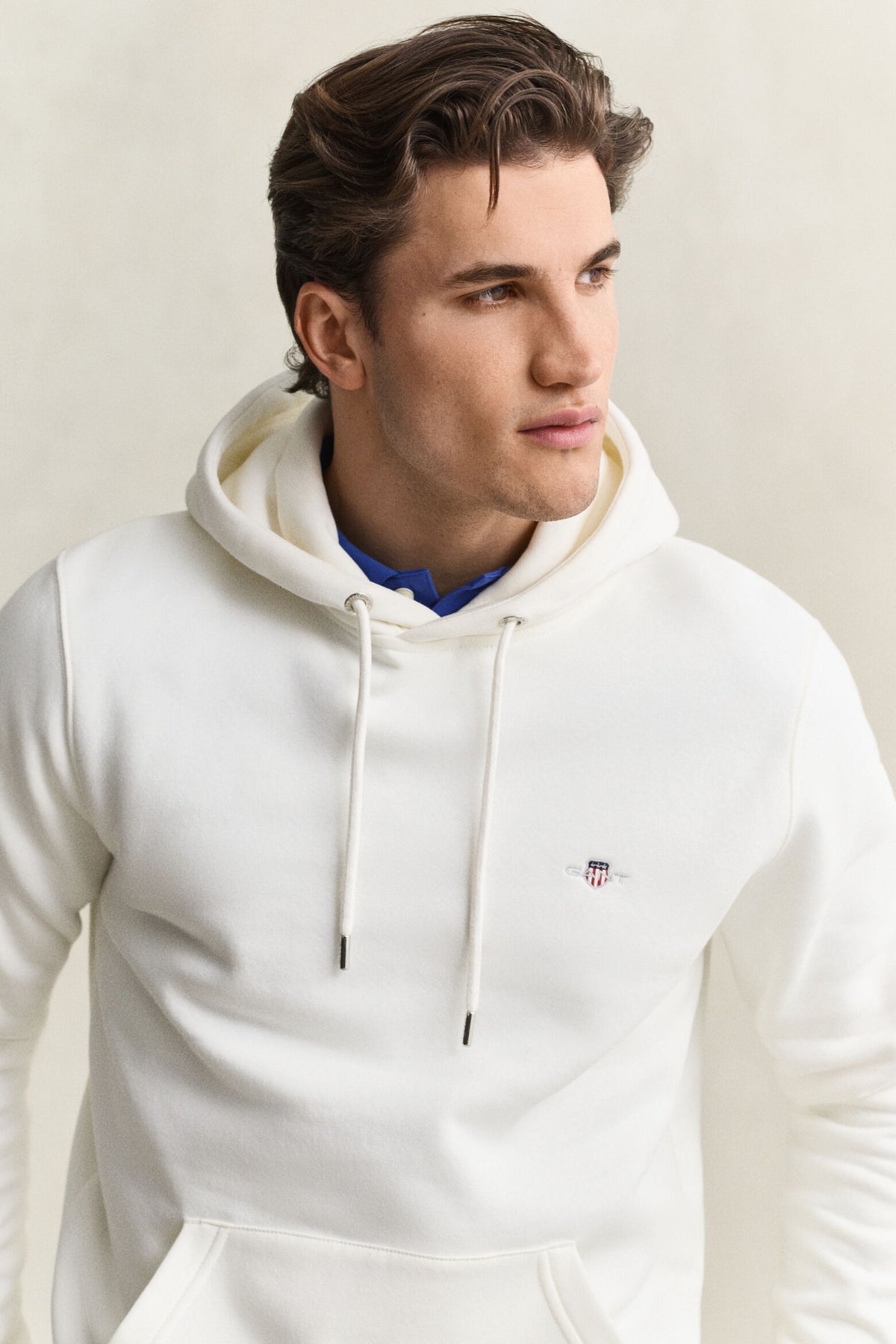 Gant Camisola Hoodie 2007058 Eggshell Eggshell_shot3