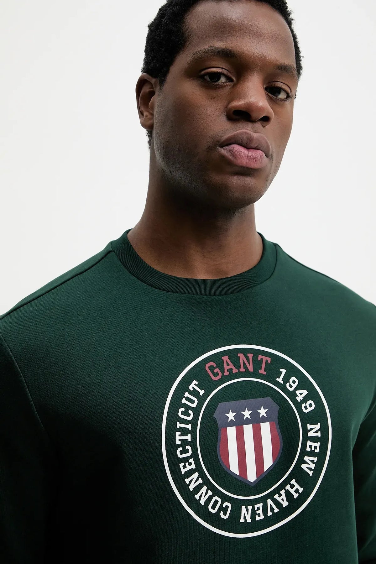 Gant Camisola Sweat 2067098 Green Verde_shot2