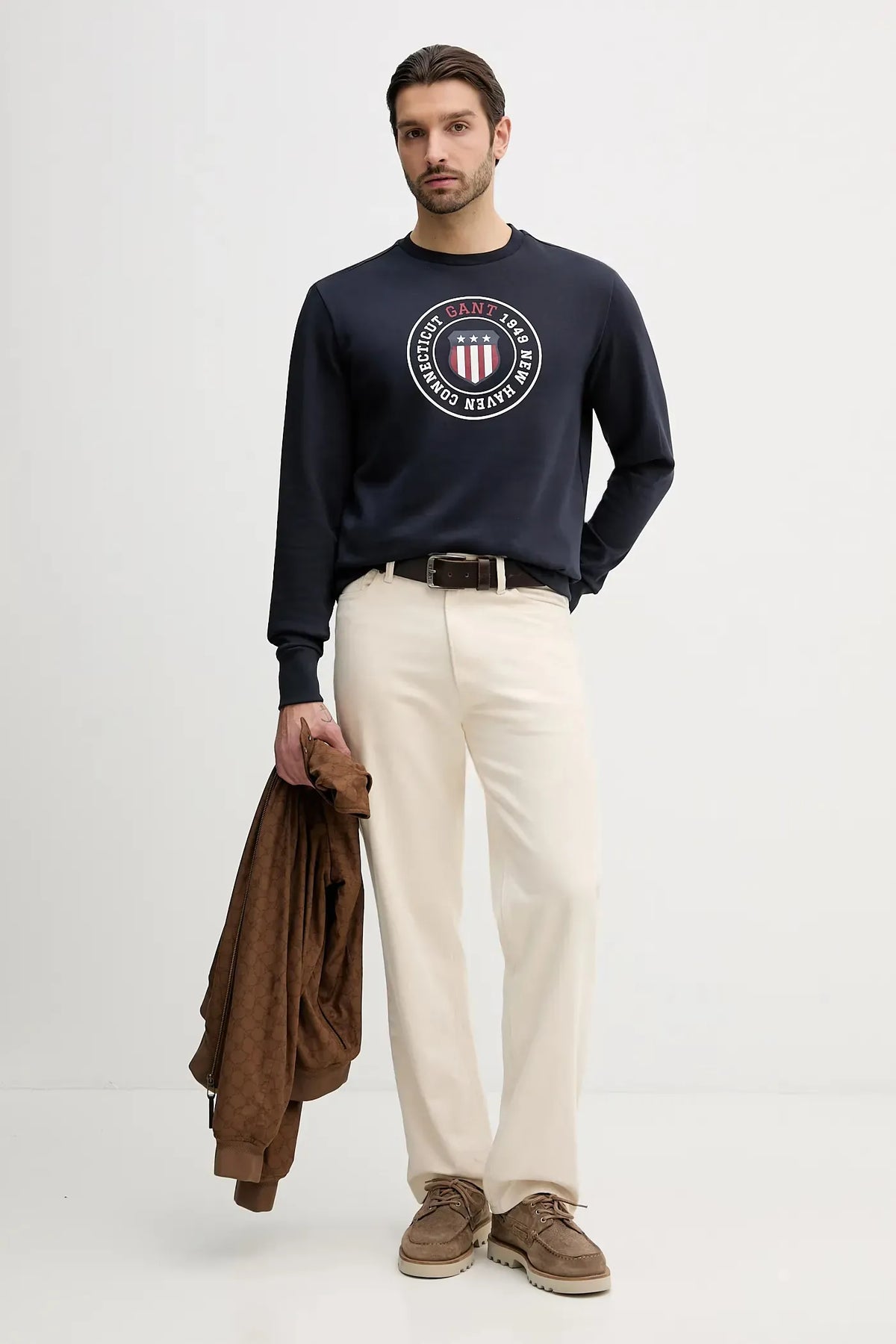 Gant Camisola Sweat 2067098 Navy Navy_shot4