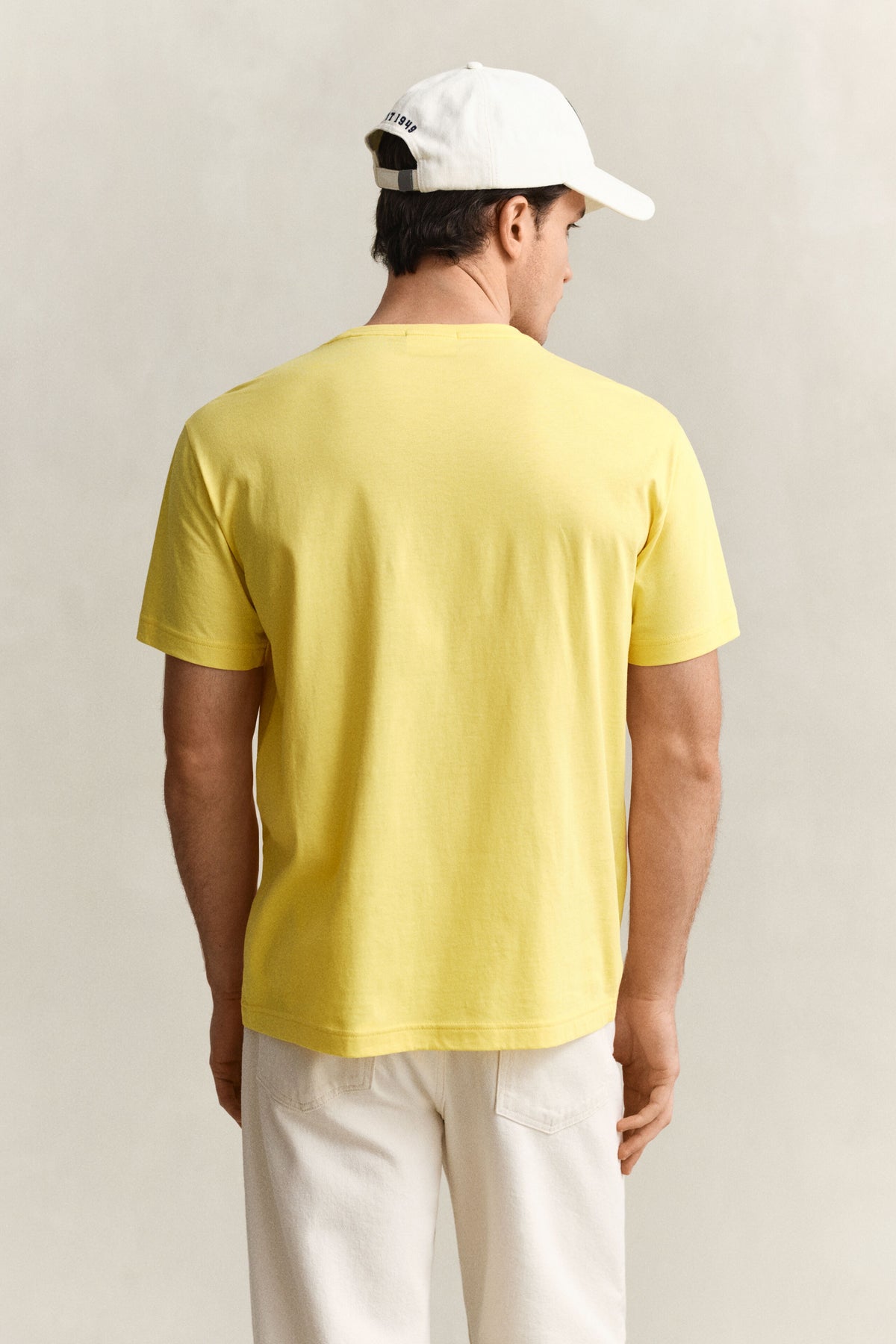 Gant T Shirt 2003184 Yellow Amarelo_shot4