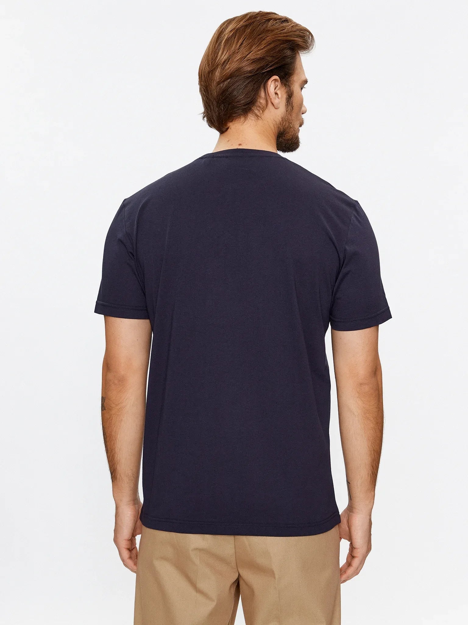Gant T Shirt 2003199 Navy Navy_shot3