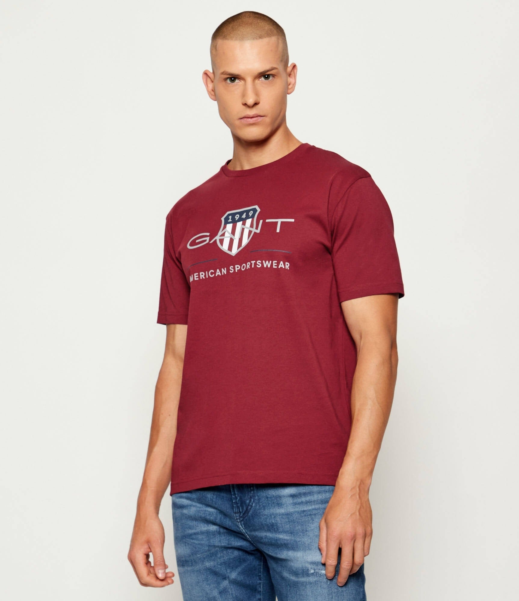 Gant T Shirt 2003199 Red Vermelho_shot1