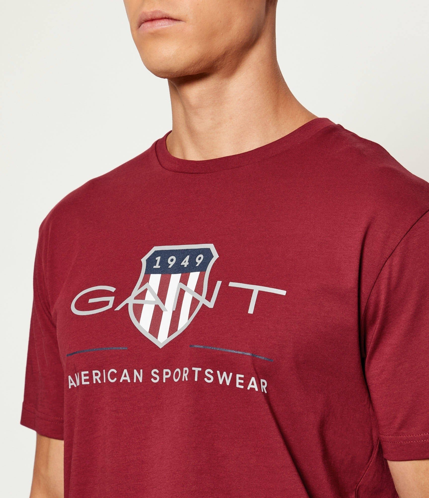 Gant T Shirt 2003199 Red Vermelho_shot4