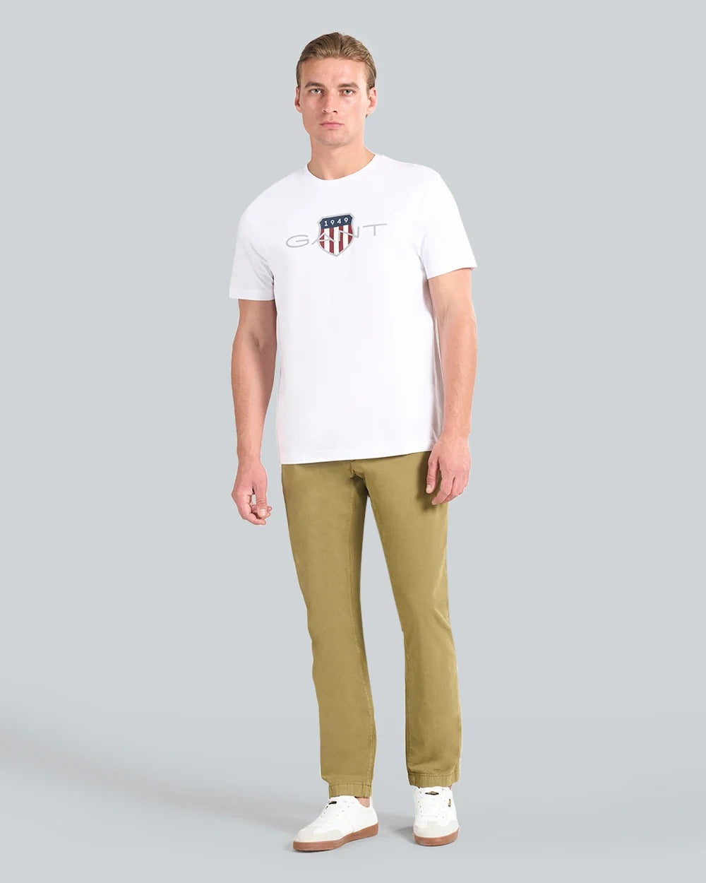 Gant T Shirt 2003366 White Branco_shot3