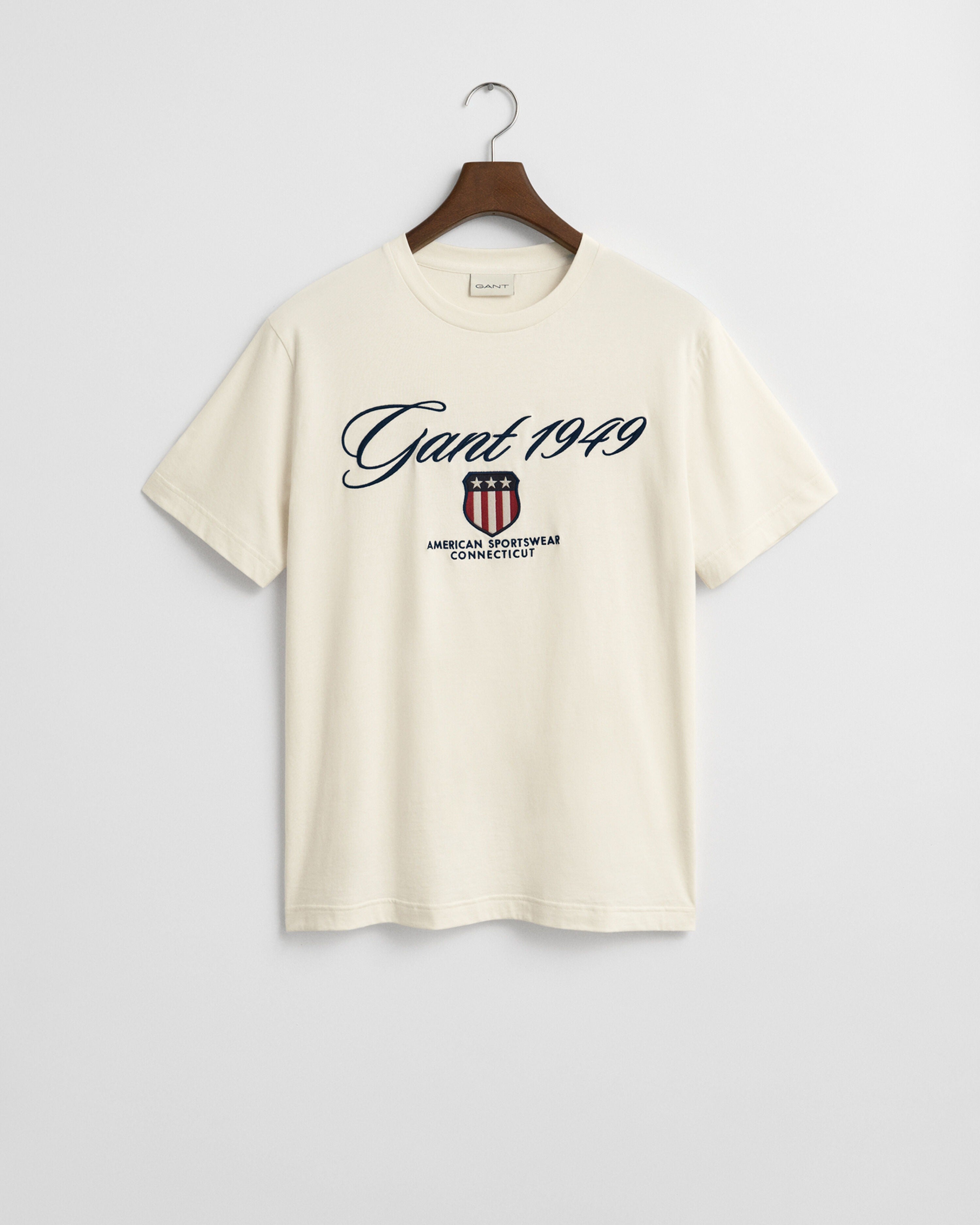 Gant T Shirt 2003370 Cream Creme_shot5