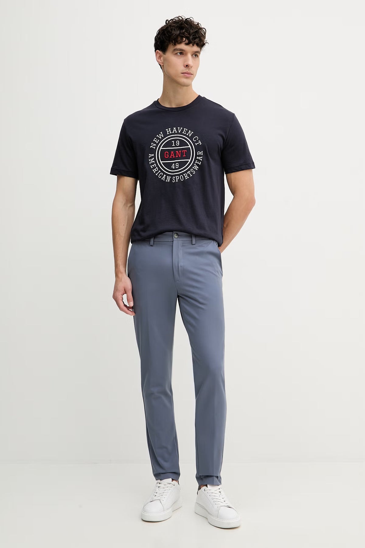 Gant T Shirt 2003403 Navy Navy_shot2