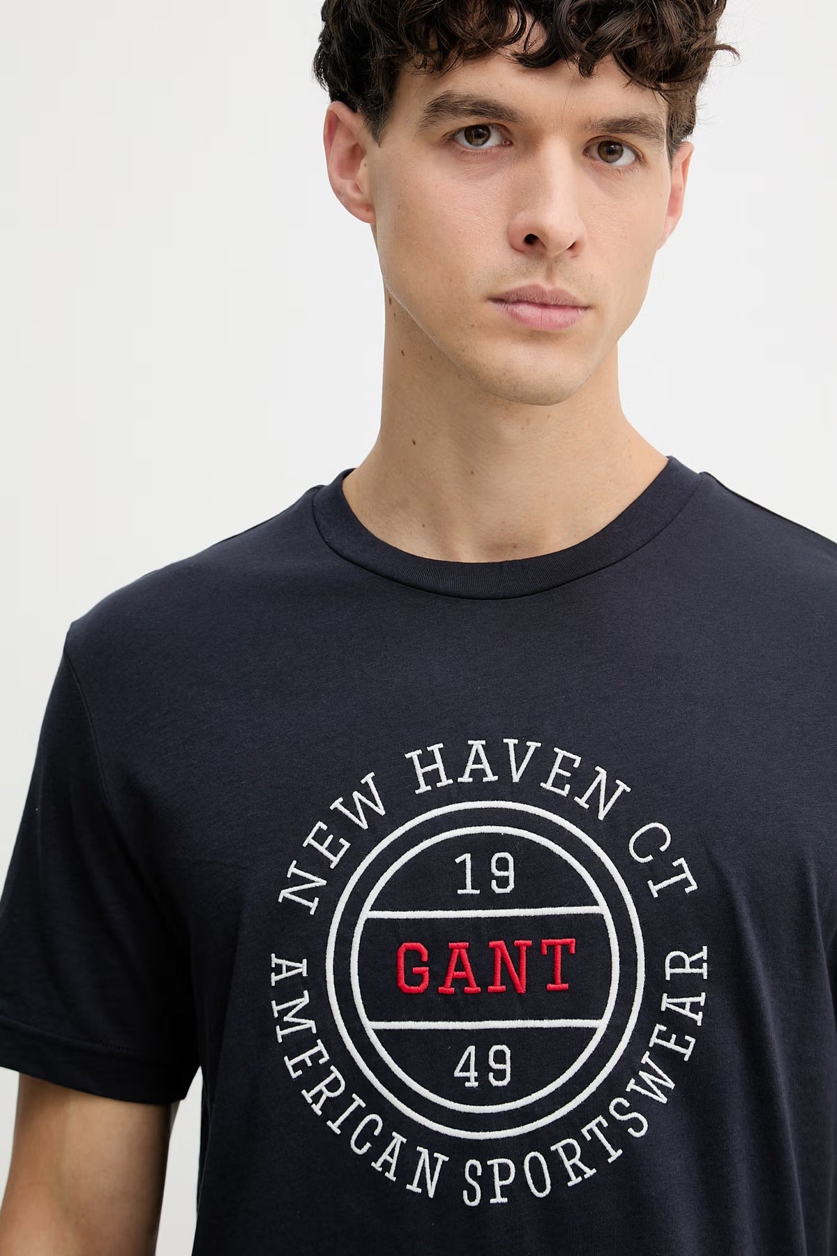 Gant T Shirt 2003403 Navy Navy_shot3