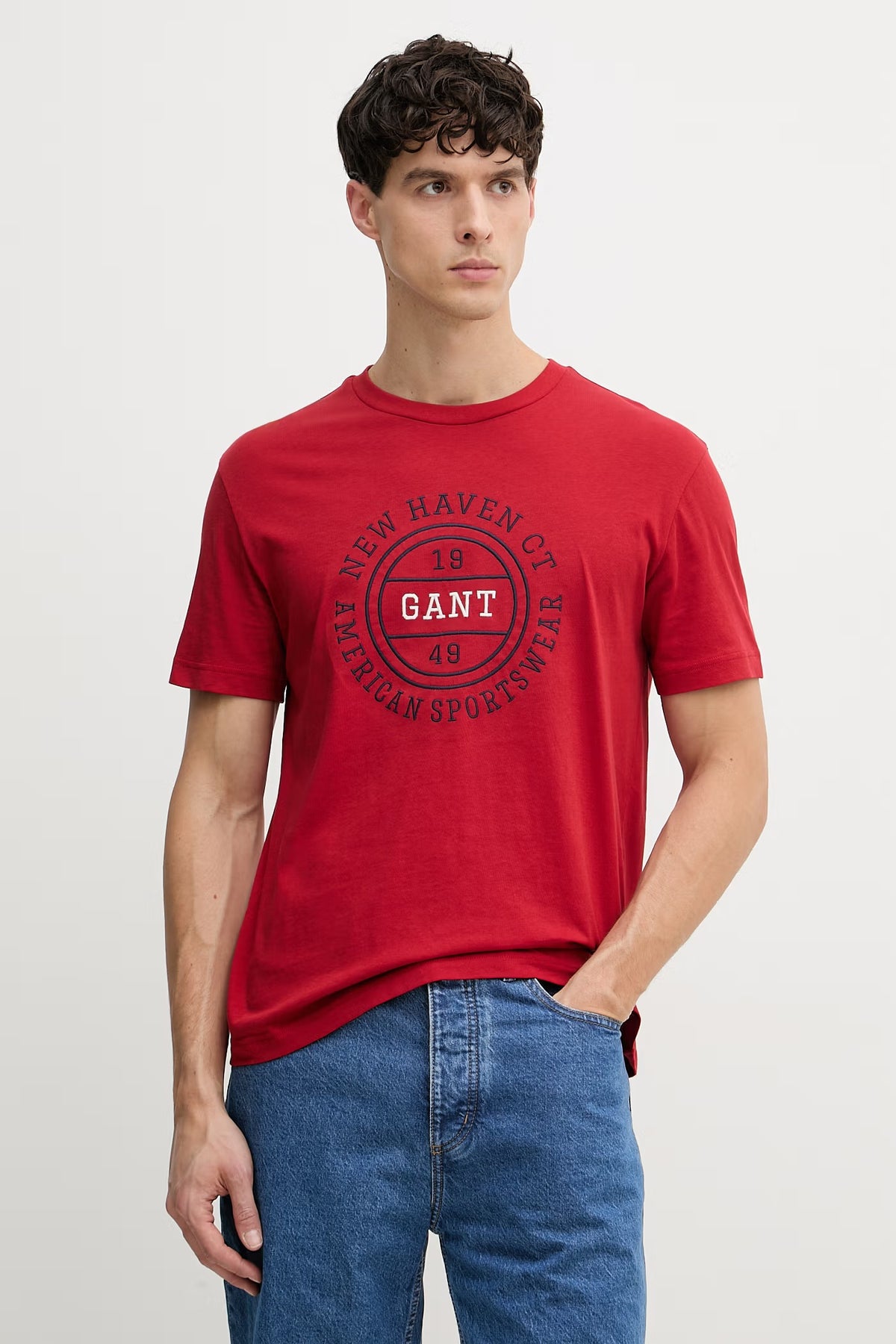 Gant T Shirt 2003403 Red Vermelho_shot1