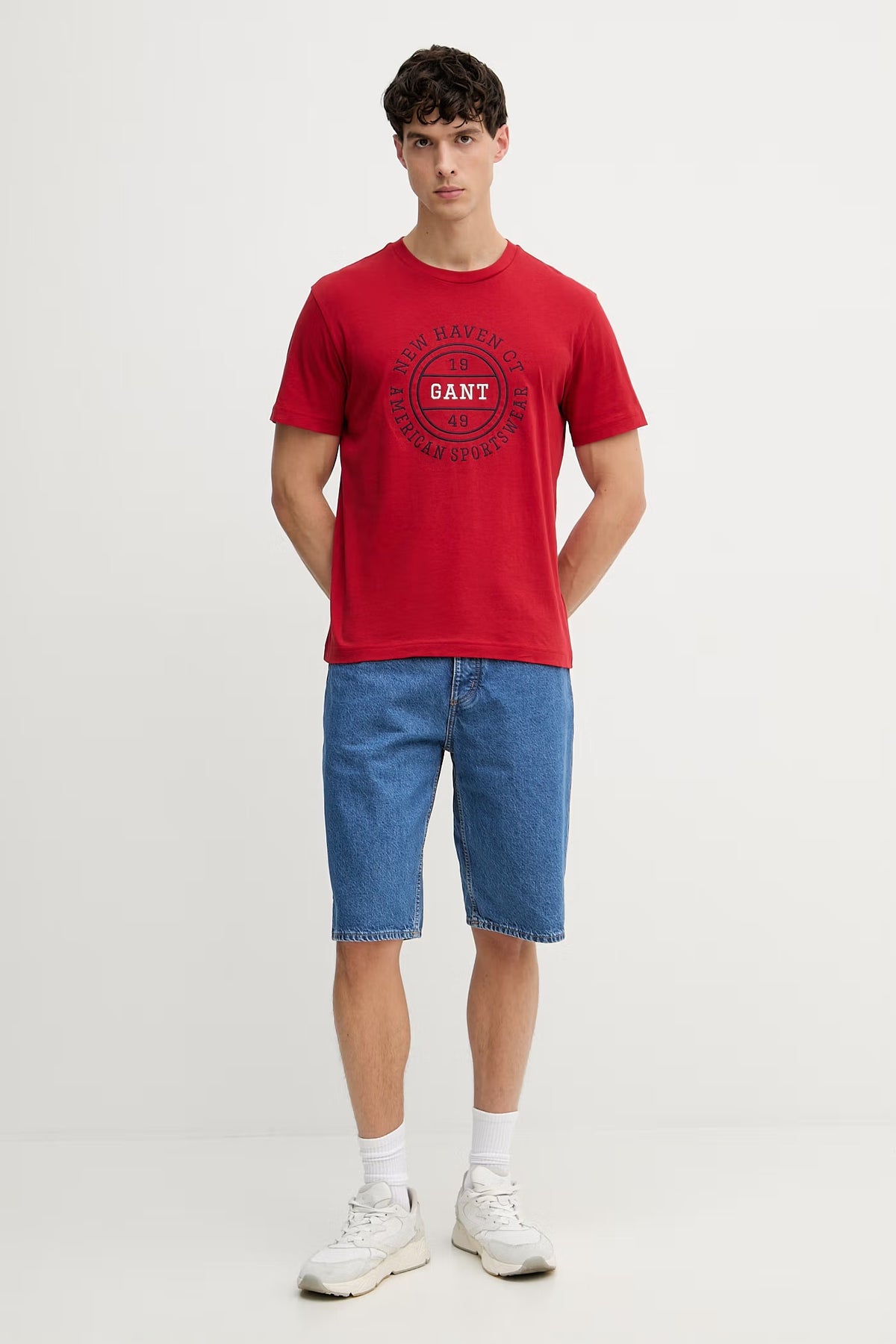 Gant T Shirt 2003403 Red Vermelho_shot2