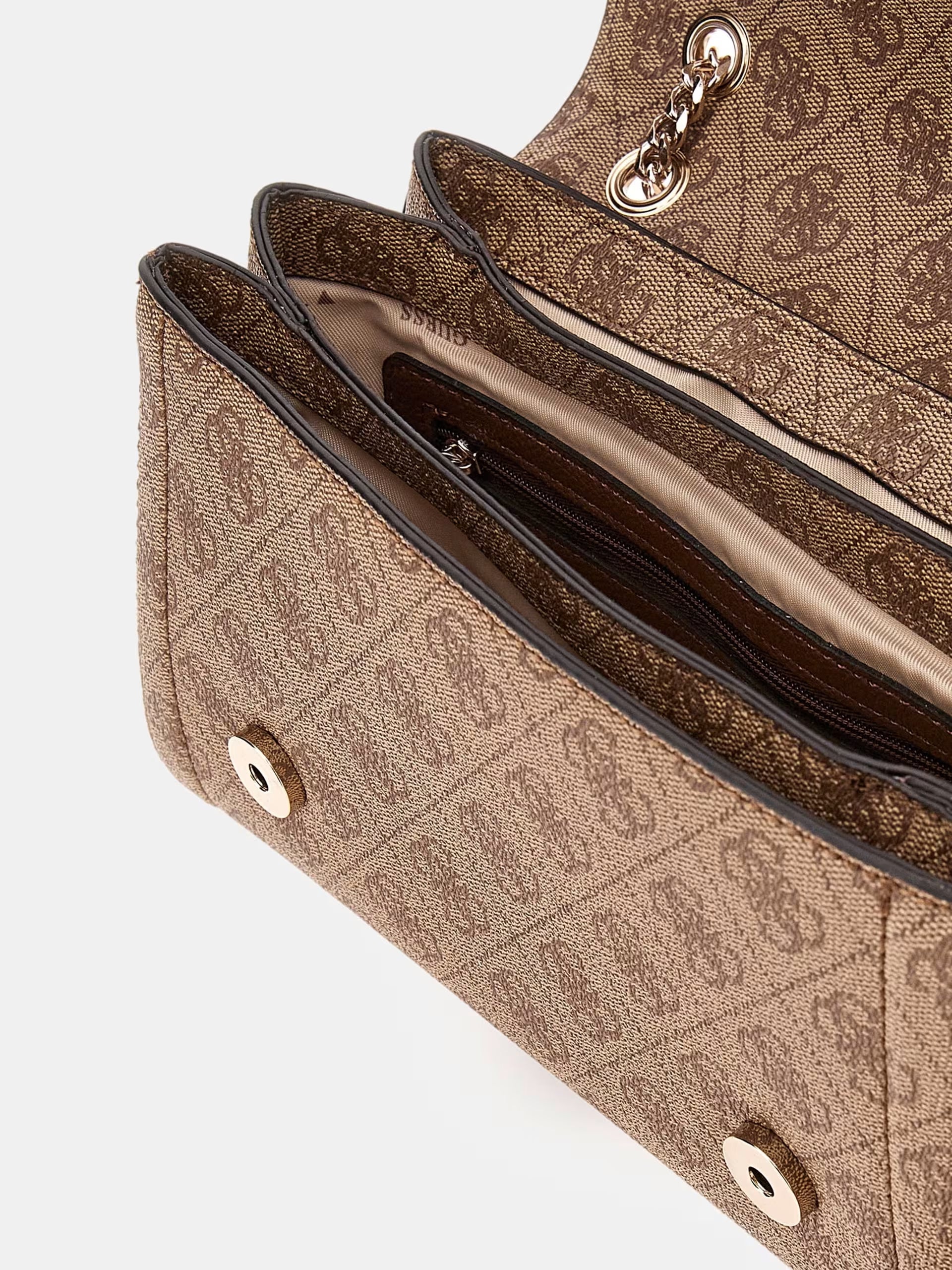 Guess Bolsa Bag Bg787921 Latte.logo Latte_shot3