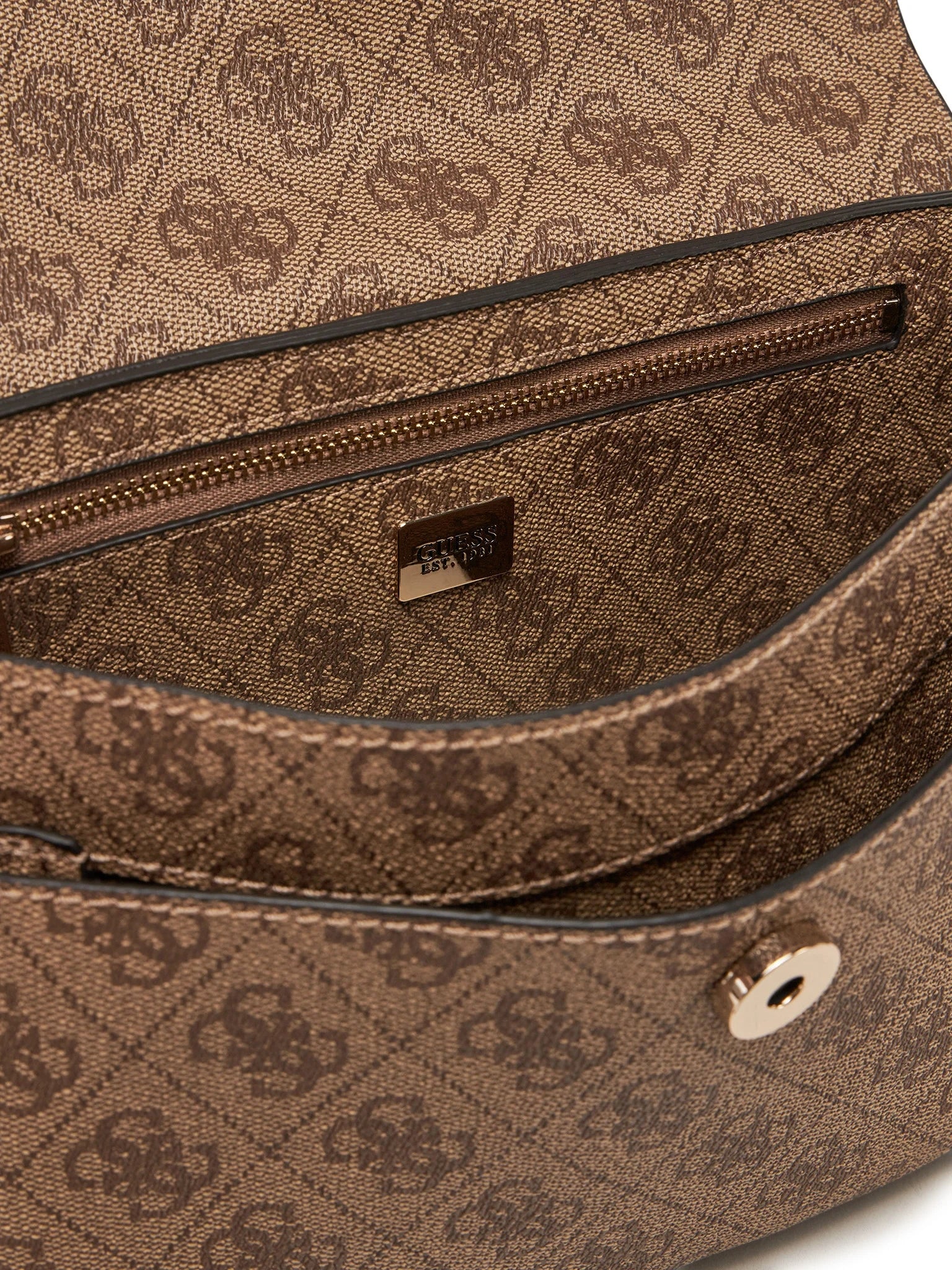 Guess Bolsa Bag Lg964819 Brown.logo Castanho_shot4