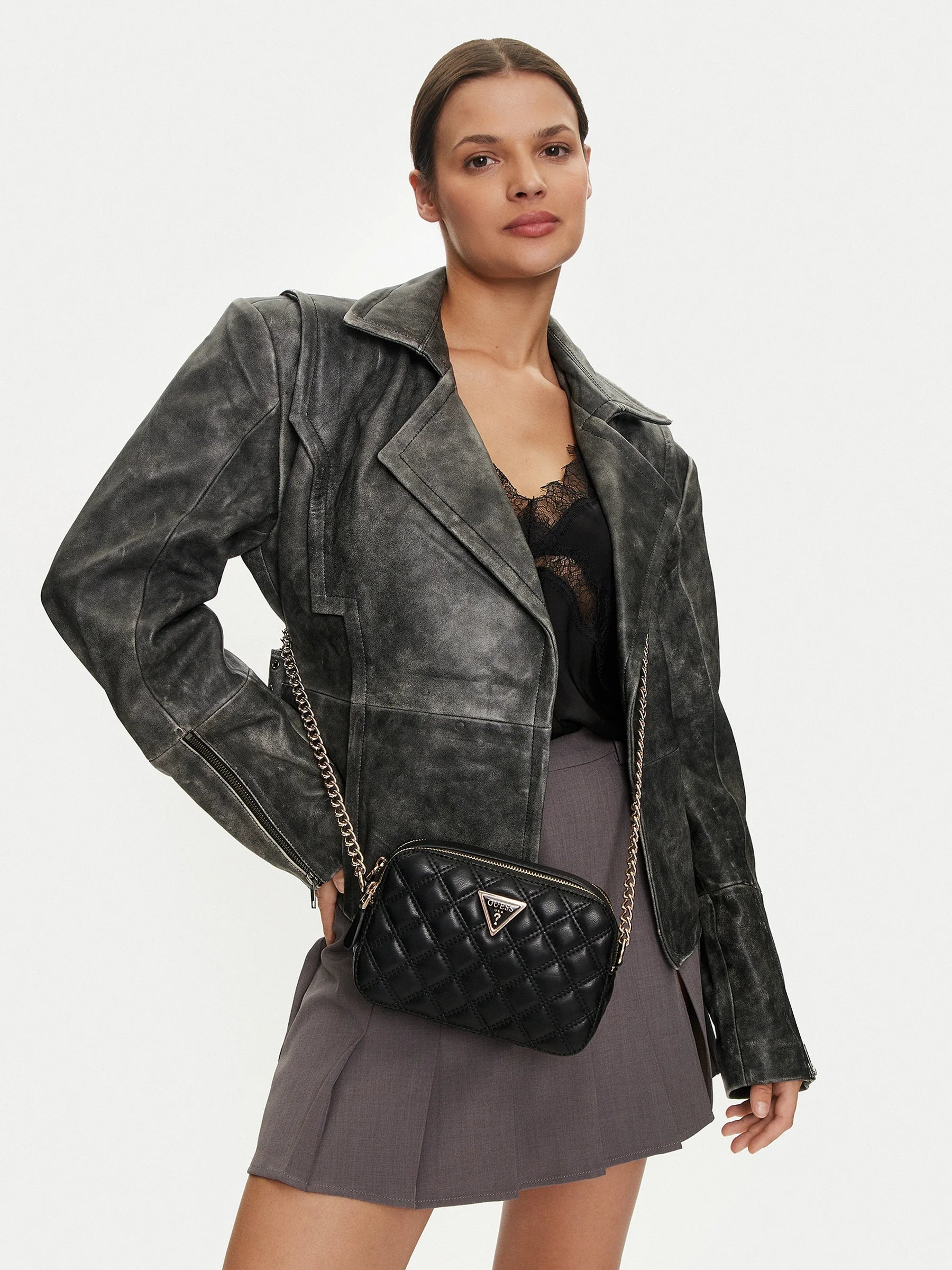 Guess Bolsa Bag Qg874814 Black Preto_shot1