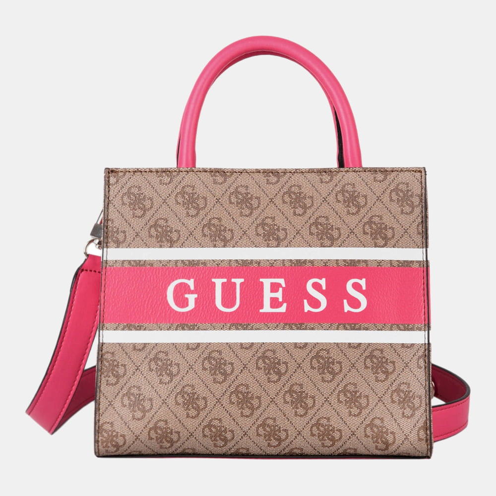 Guess Bolsa Bag Sp789476 Beige.logo Beige Shot4