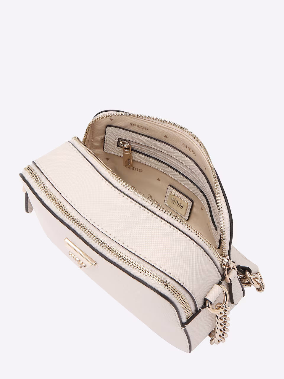 Guess Bolsa Bag Zg787914 Bone Bone_shot4