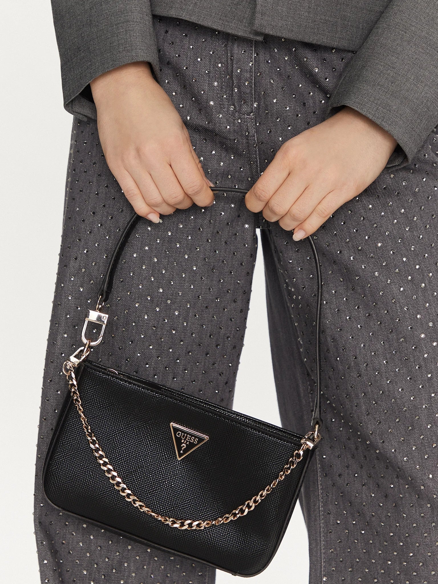 Guess Bolsa Bag Zg787972 Black Preto_shot4