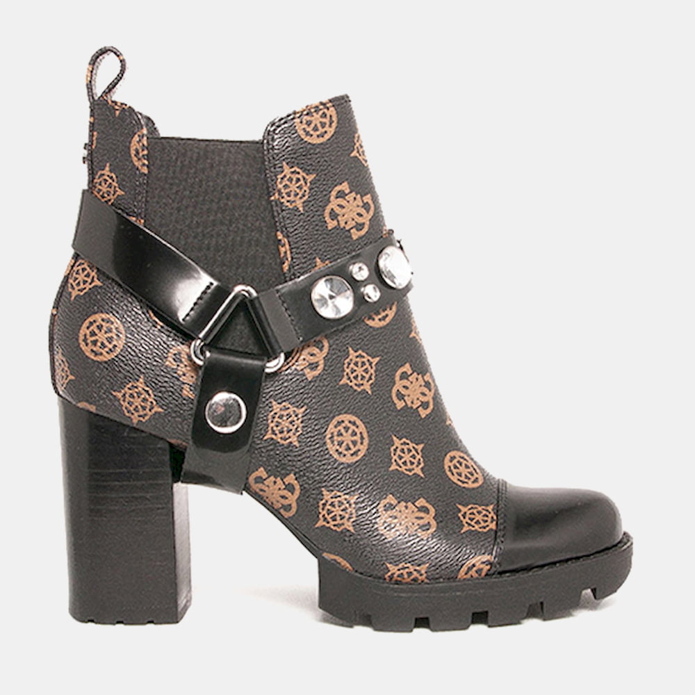 Guess Botas Boots Fl7reafal10 Black.logo Preto Shot10