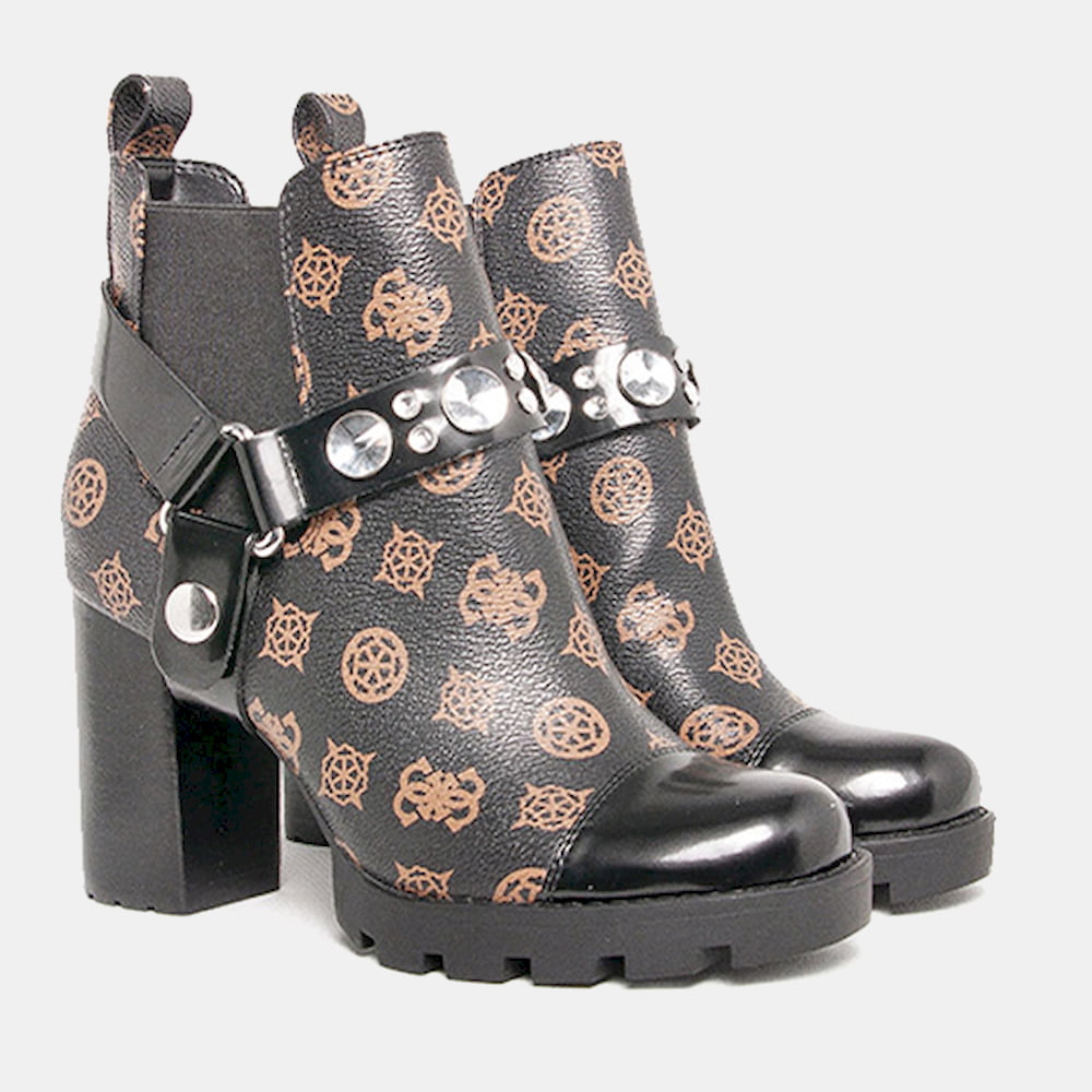 Guess Botas Boots Fl7reafal10 Black.logo Preto Shot3