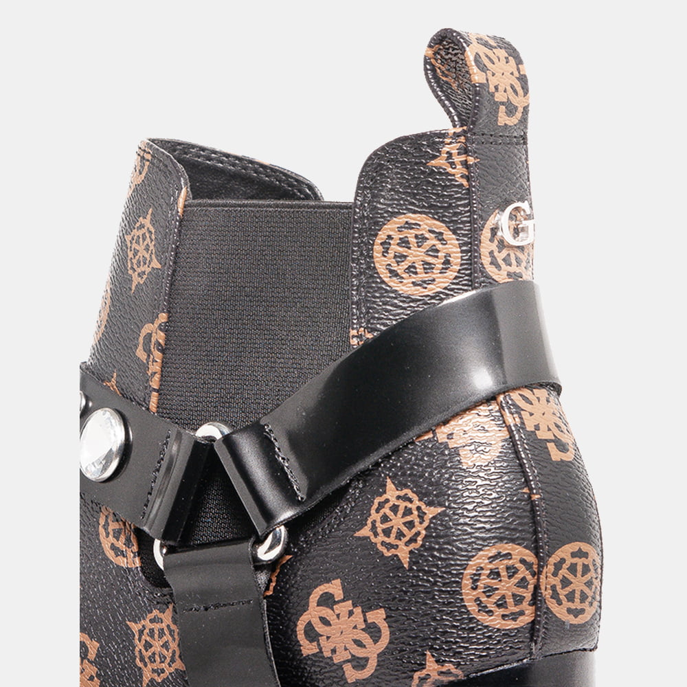 Guess Botas Boots Fl7reafal10 Black.logo Preto Shot4