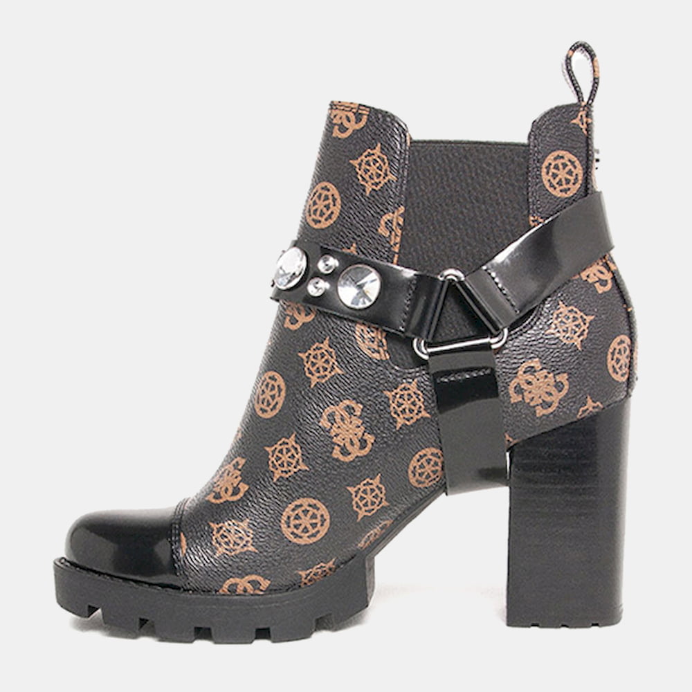 Guess Botas Boots Fl7reafal10 Black.logo Preto Shot7