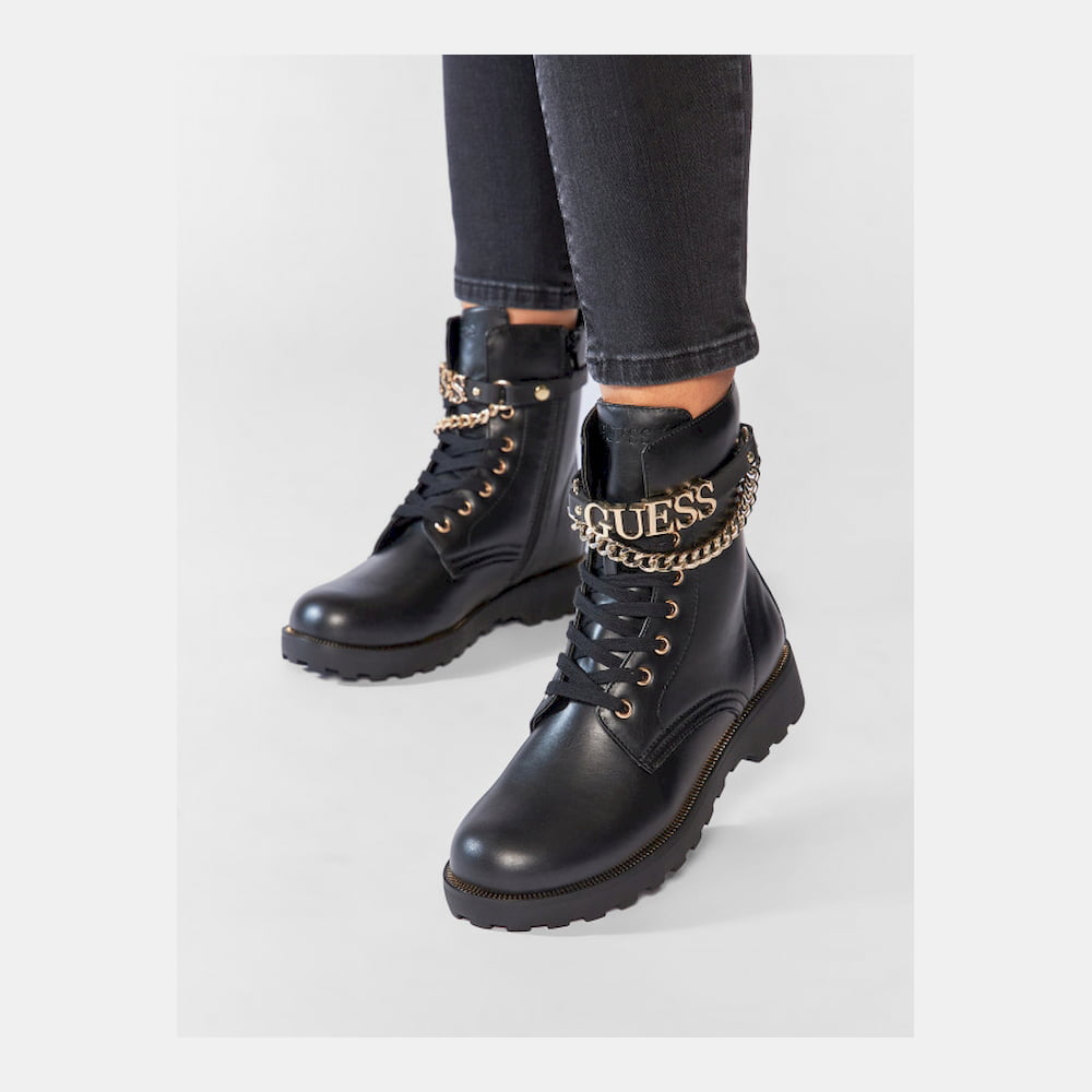 Guess Botas Boots Flnna3ele10 Black Preto Shot16