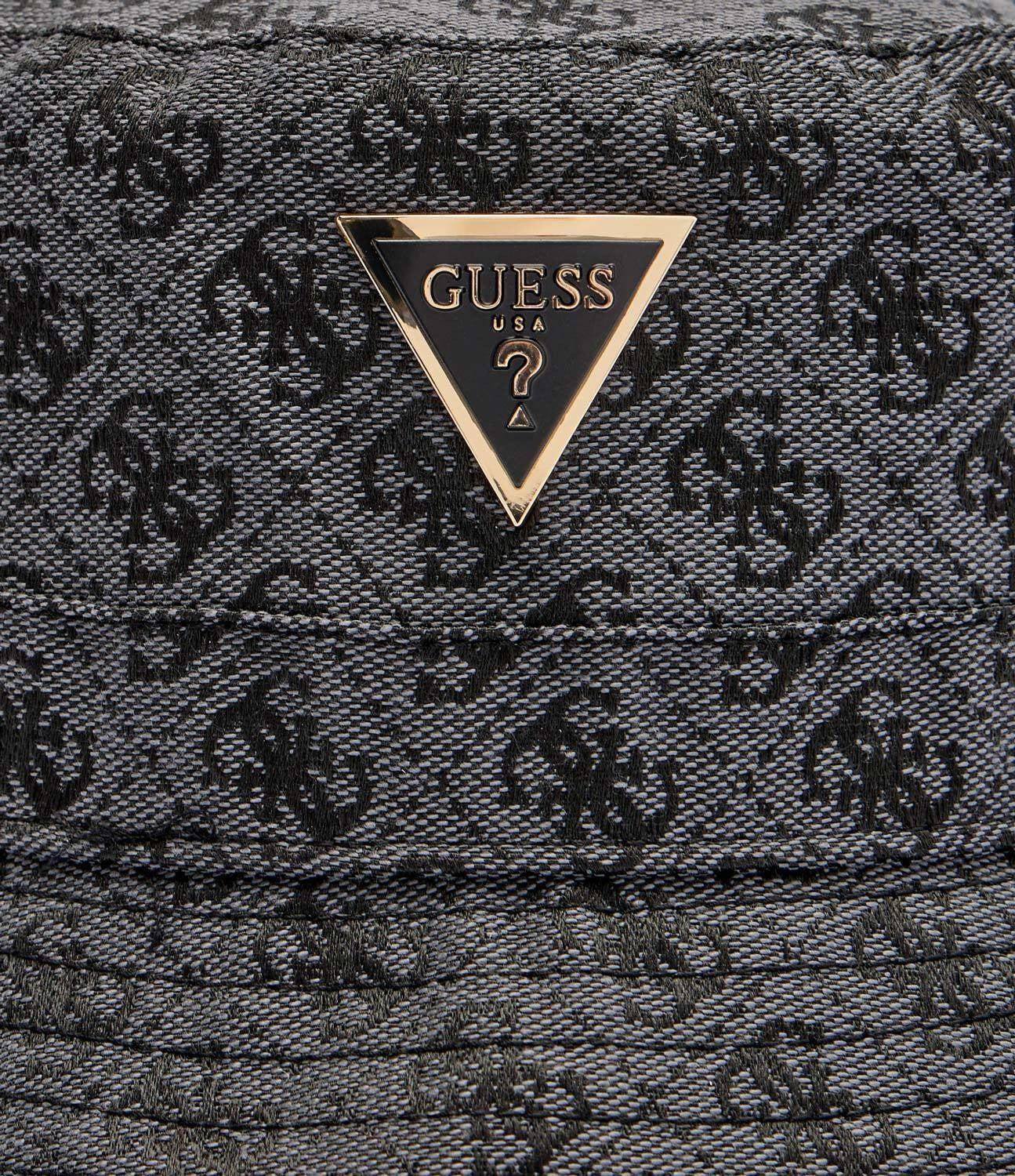 Guess Bucket Hat Aw5371 Black.logo Preto_shot3
