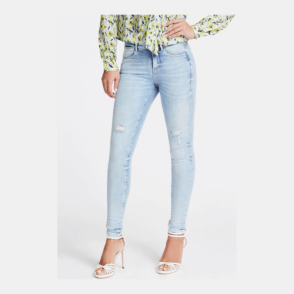 Guess Calças Trousers W0ga03d3zt2 Light Wash Light Wash Shot6