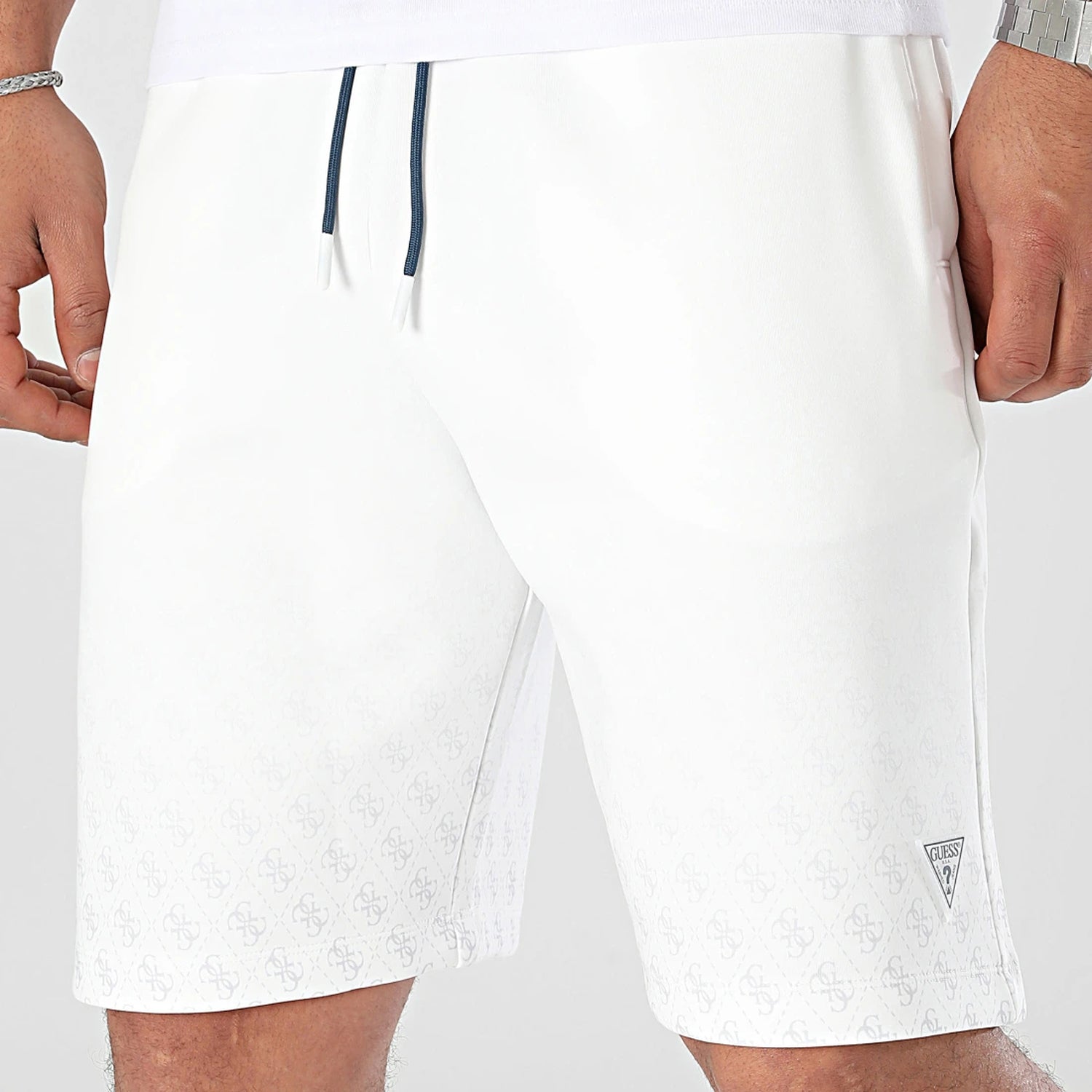 Guess Calcao Shorts Z4gd04 Kc552 White Branco_shot1