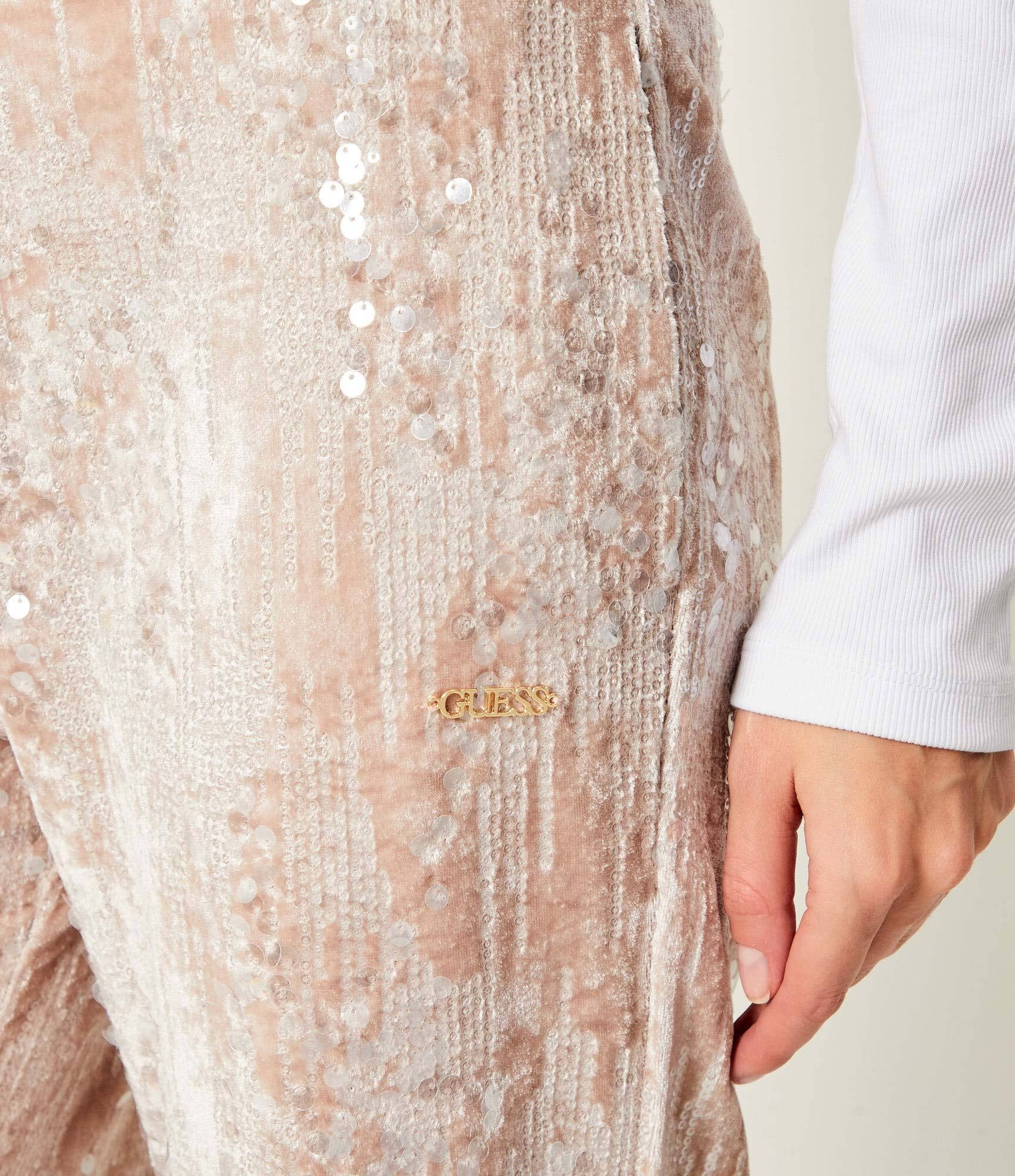 Guess Calcas Training Pants V5bb01 K1922 Beige Beige_shot4