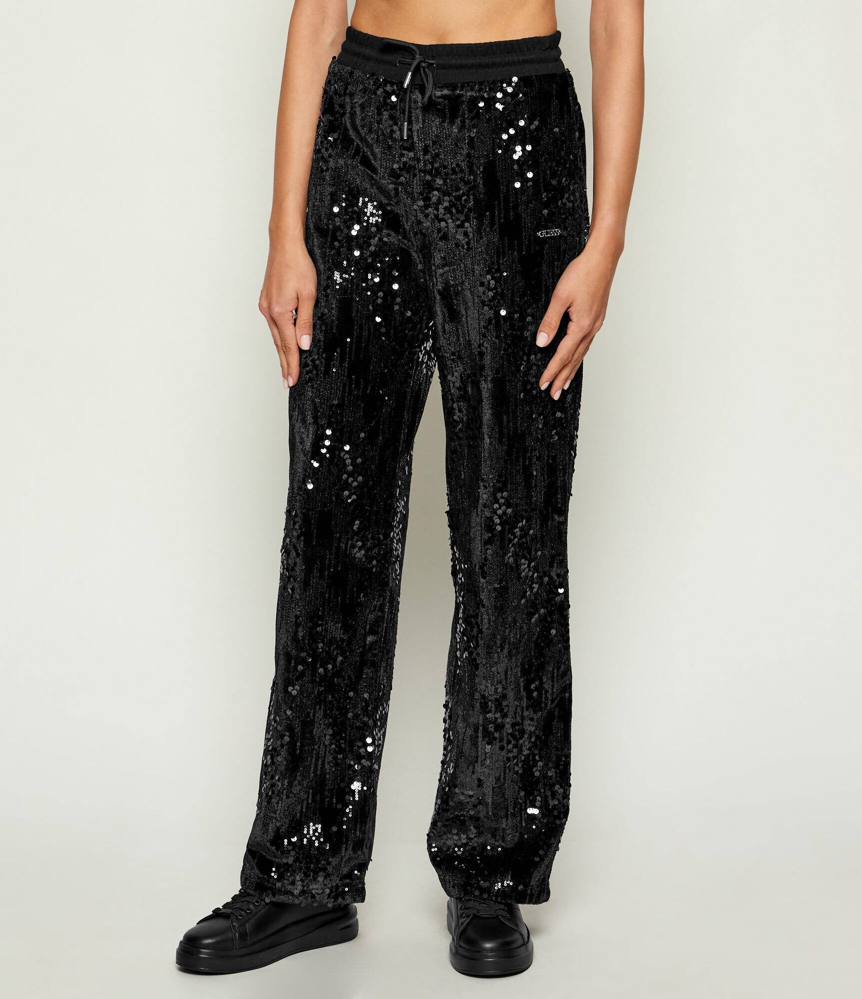 Guess Calcas Training Pants V5bb01 K1922 Black Preto_shot1