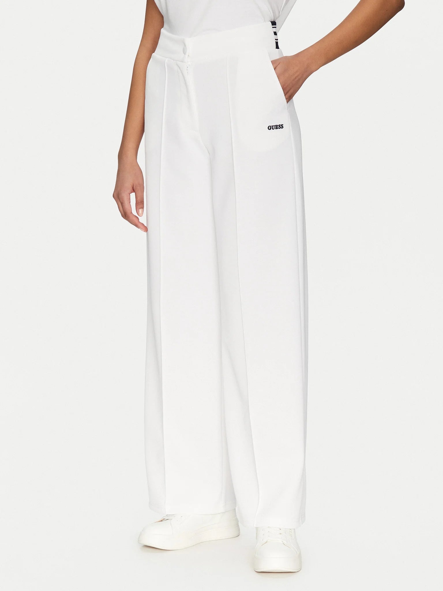 Guess Calcas Training Pants V5gb02 Kcyf2 White Branco_shot5