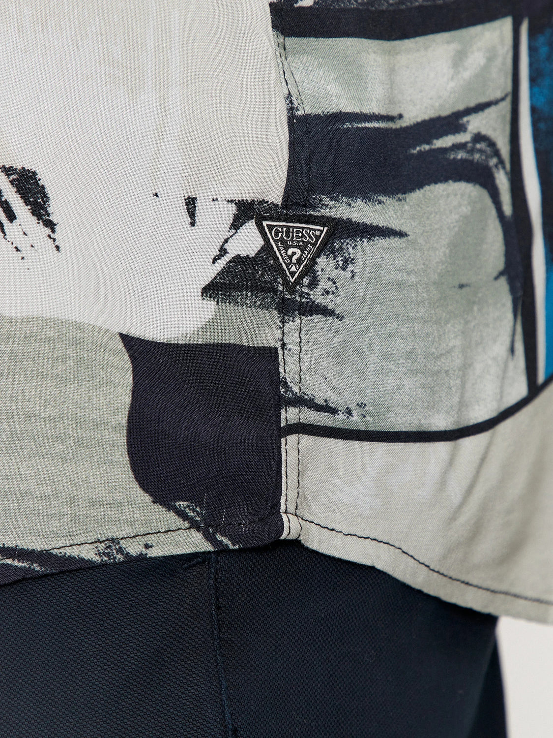 Guess Camisa Shirt M4gh64 Wd4z2 White Mult Branco Multi_shot3