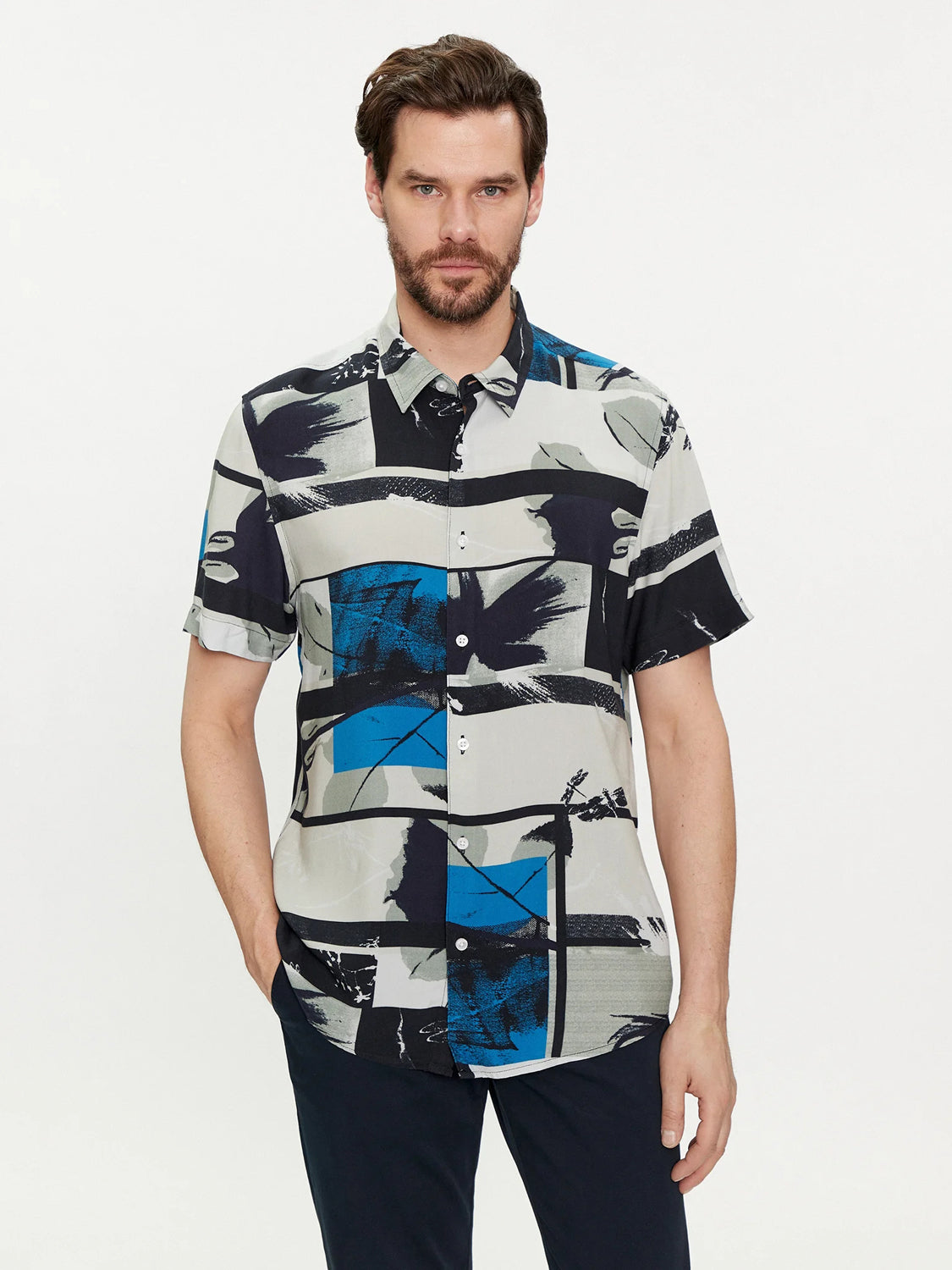 Guess Camisa Shirt M4gh64 Wd4z2 White Mult Branco Multi_shot4