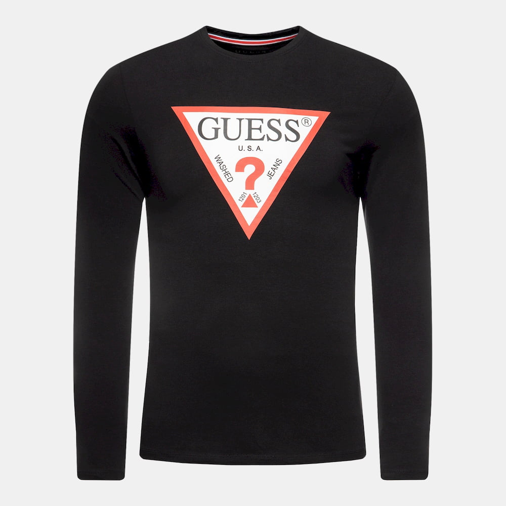 Guess Camisola Sweat M01i72j1300 Black Preto Shot11