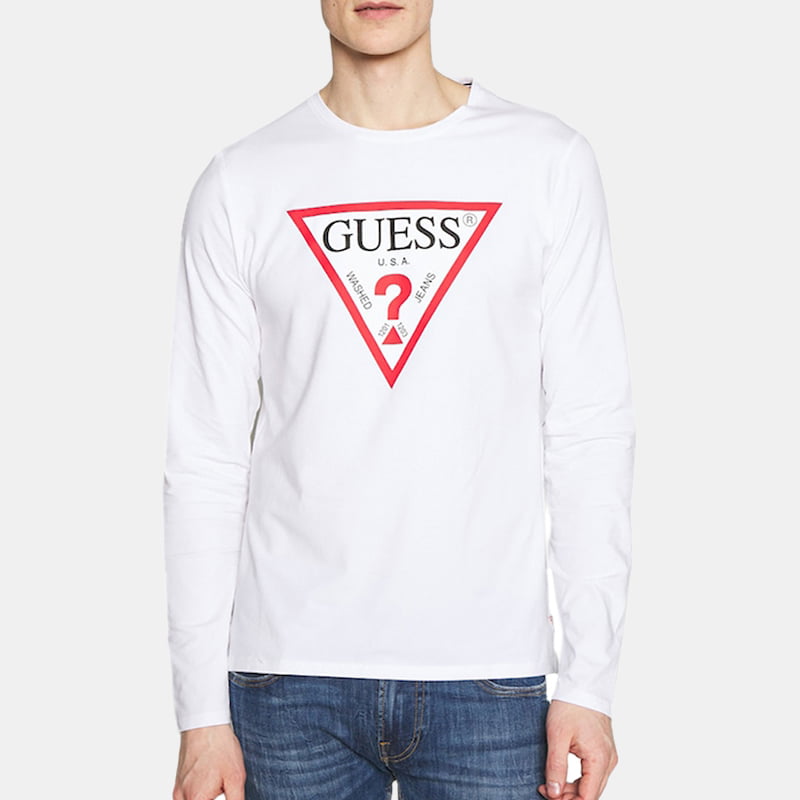 Guess Camisola Sweat M01i72j1300 White Branco Shot12
