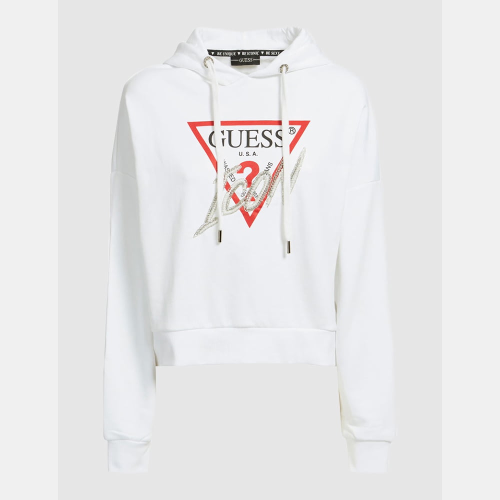 Guess Camisola Sweat W0bq04 White Branco Shot6