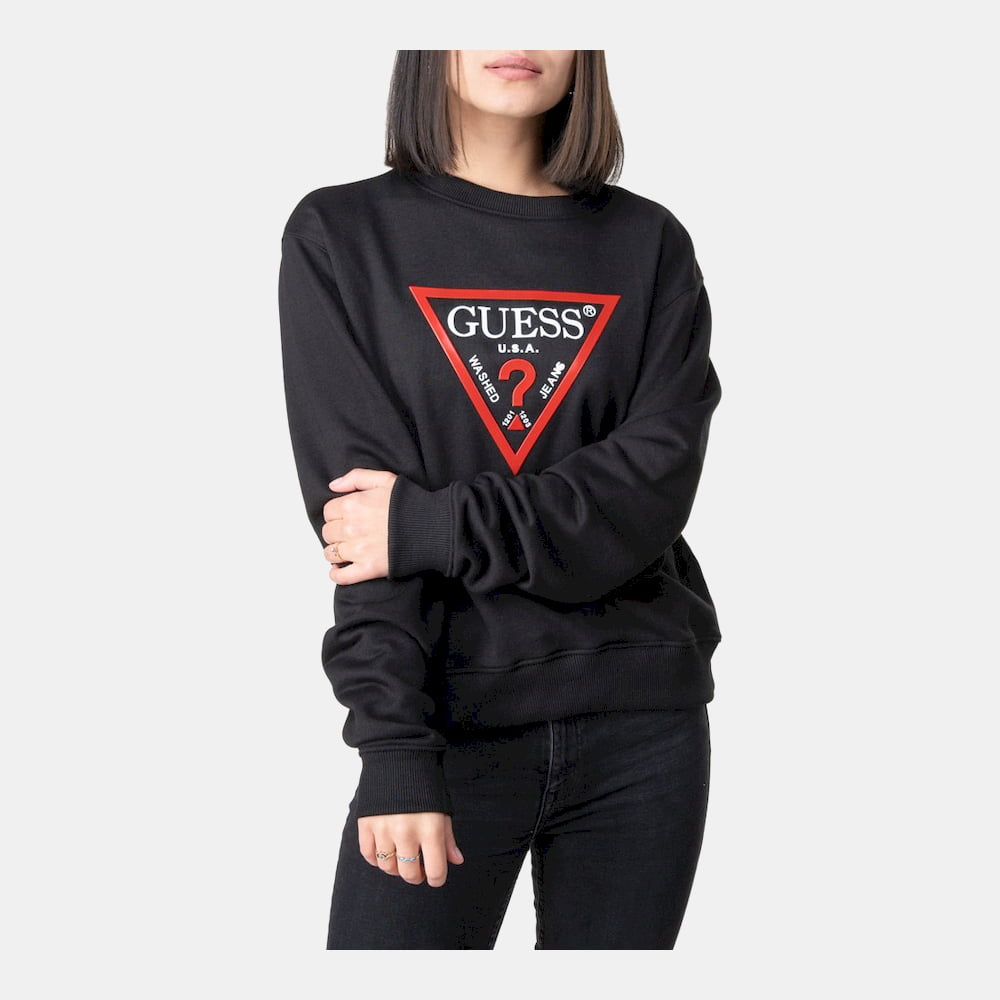 Guess Camisola Sweat W0bq05k8800 Black Preto Shot2