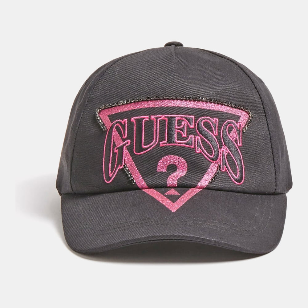Guess Cap Hat W0yz47wa280 Black Pink Preto Rosa Shot2