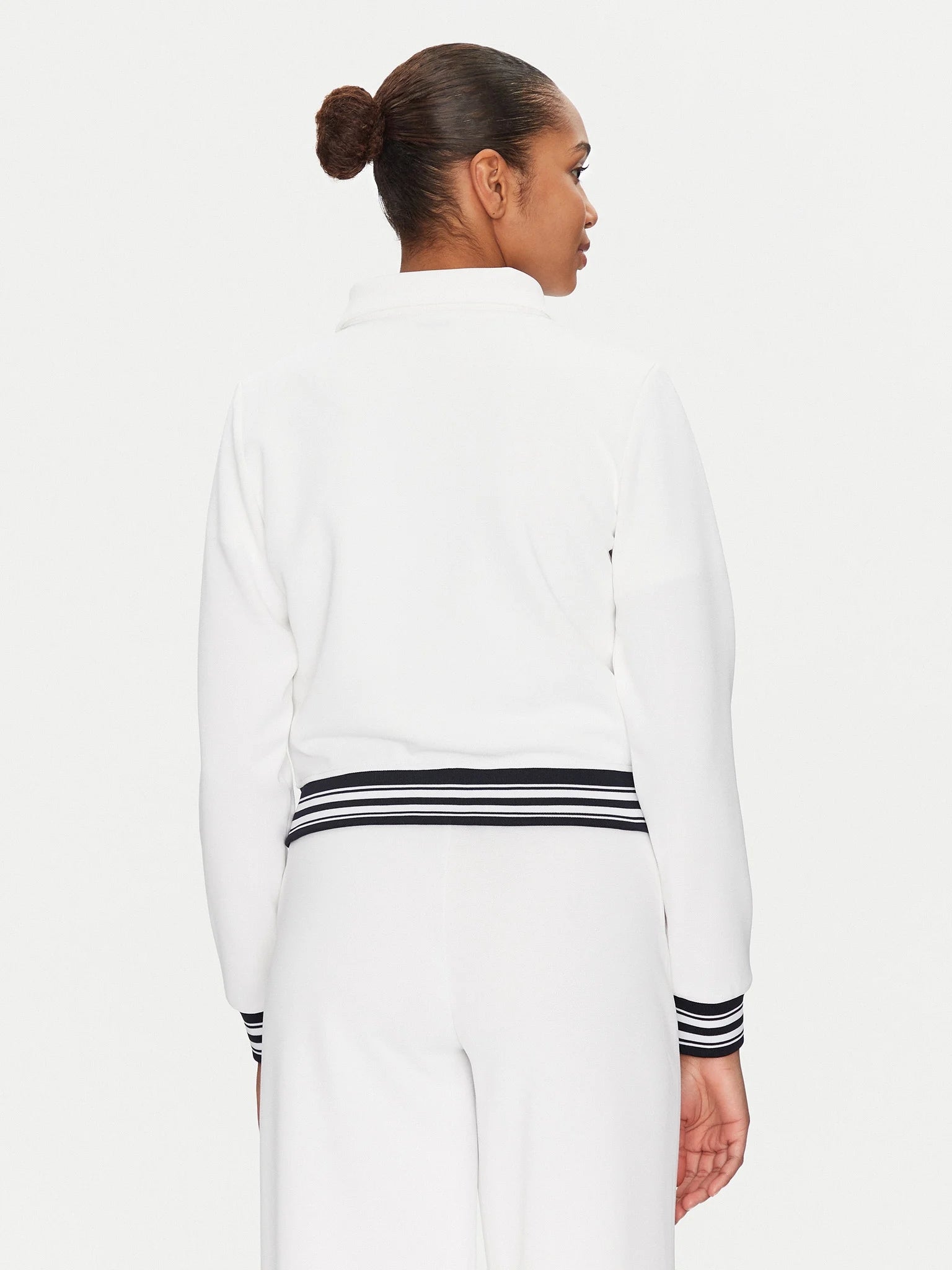 Guess Casaco Training Sweat Training V5gq03 Kcyf2 White Branco_shot1