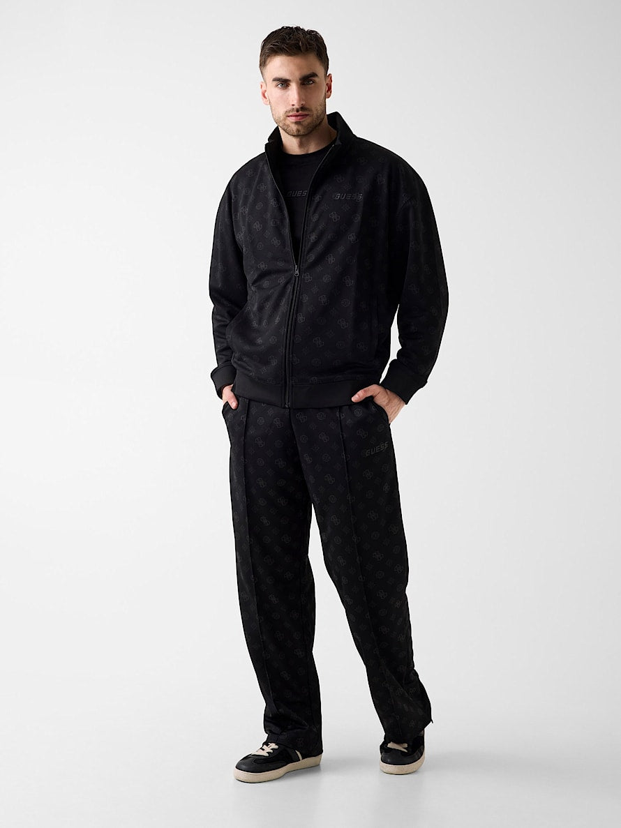 Guess Casaco Training Sweat Training Z6gq07 K2849 Black.logo Preto_shot2