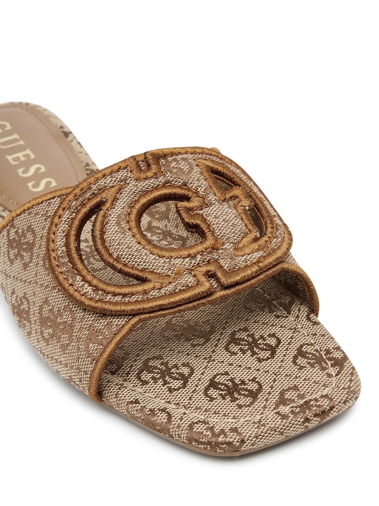 Guess Chinelos Slippers Fljtse Beige Brwn Beige Castanho_shot5