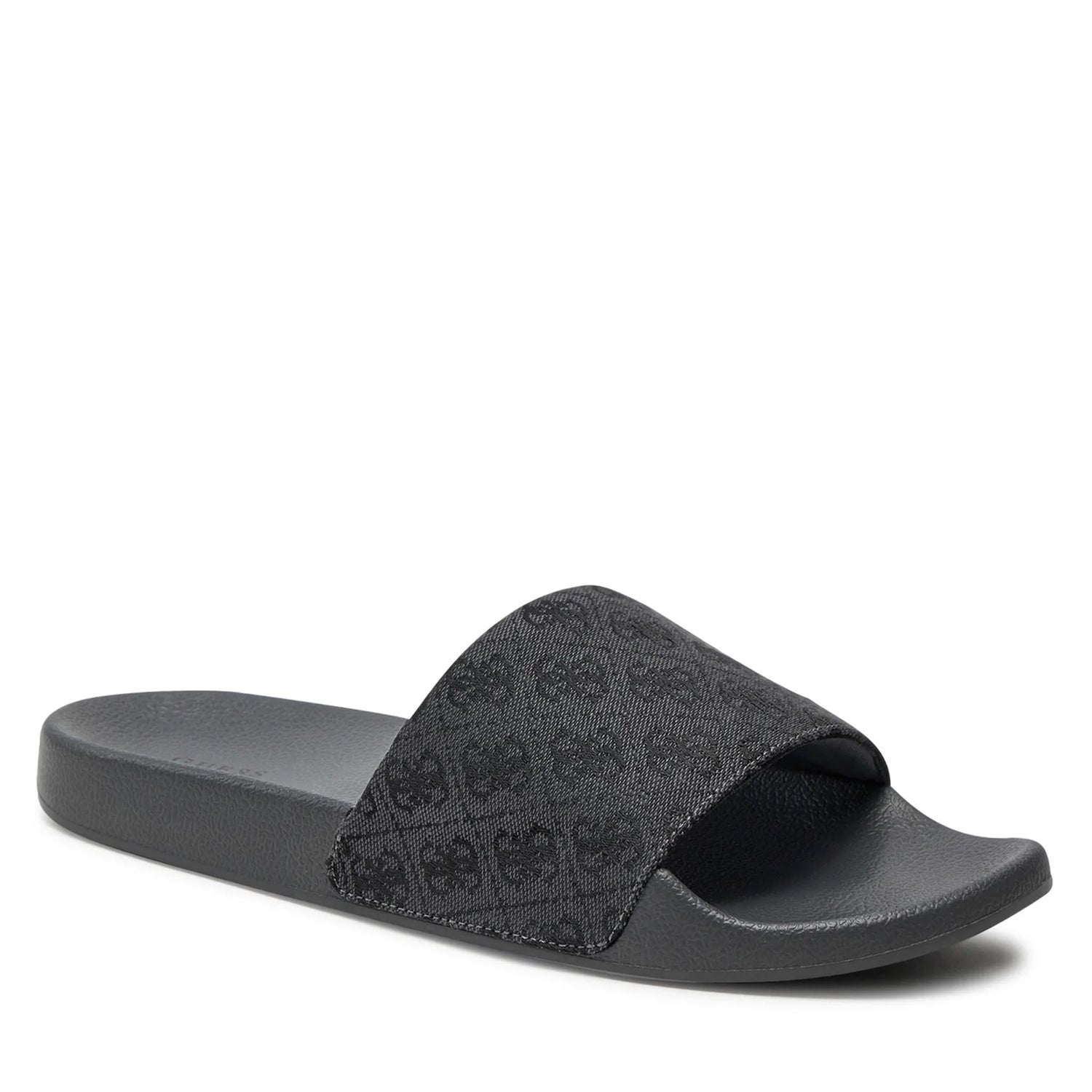 Guess Chinelos Slippers Fmgtoj Black.logo Preto_shot1