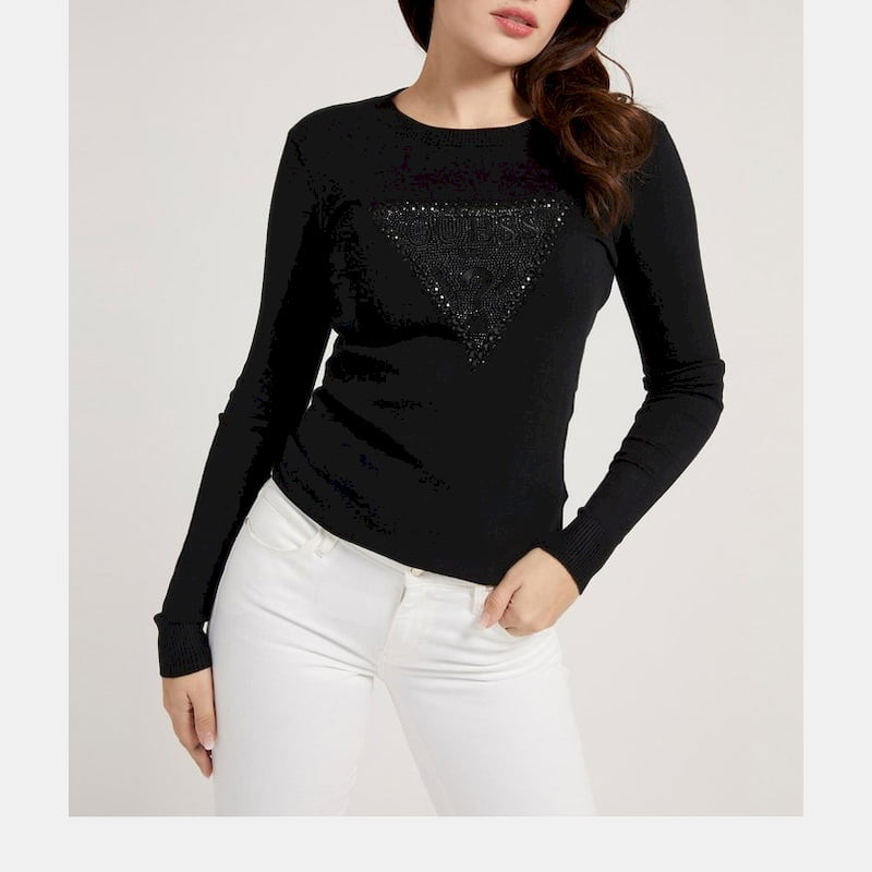 Guess Malha W2rr23 Z2nq0 Black Preto Shot2