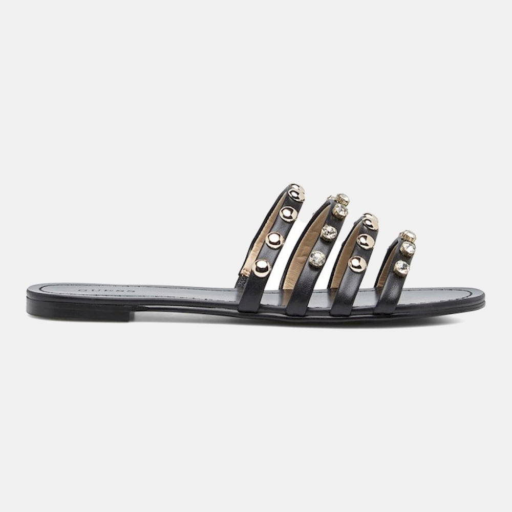 Guess Sandalias Sandals Fl6cevele19 Black Preto Shot4