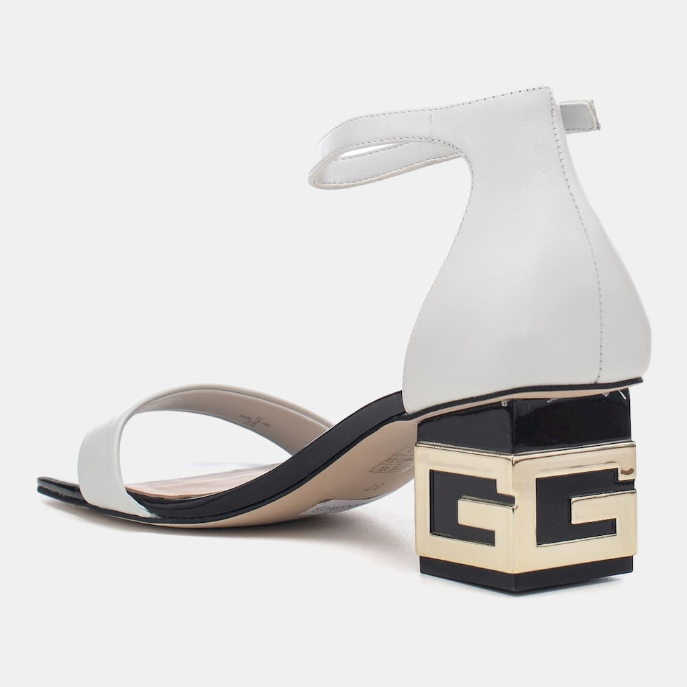 Guess Sandalias Sandals Fl6eva White Branco Shot4