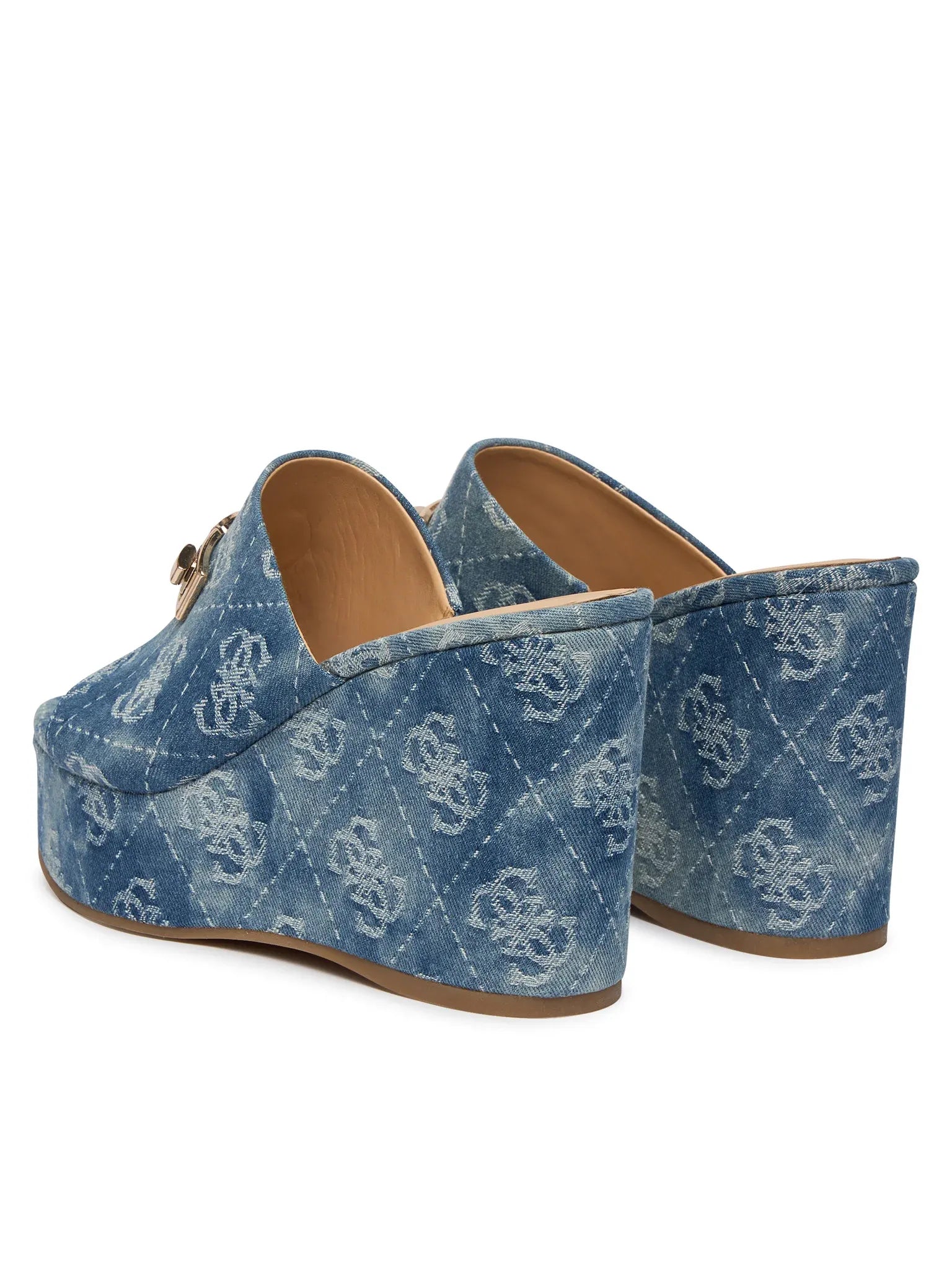 Guess Sandalias Sandals Fljev2 Blue.logo Azul_shot3