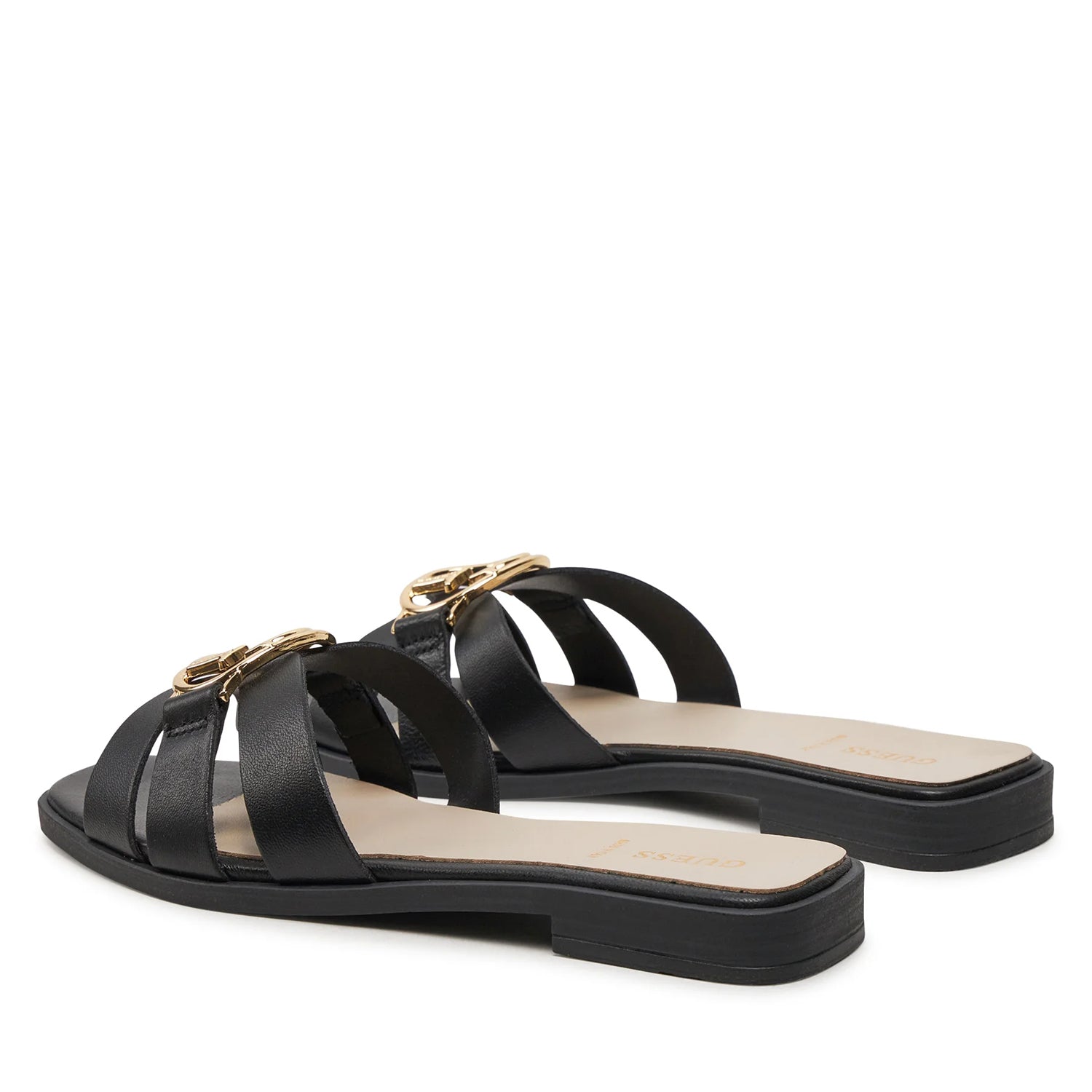 Guess Sandalias Sandals Fljsym Black Preto_shot2