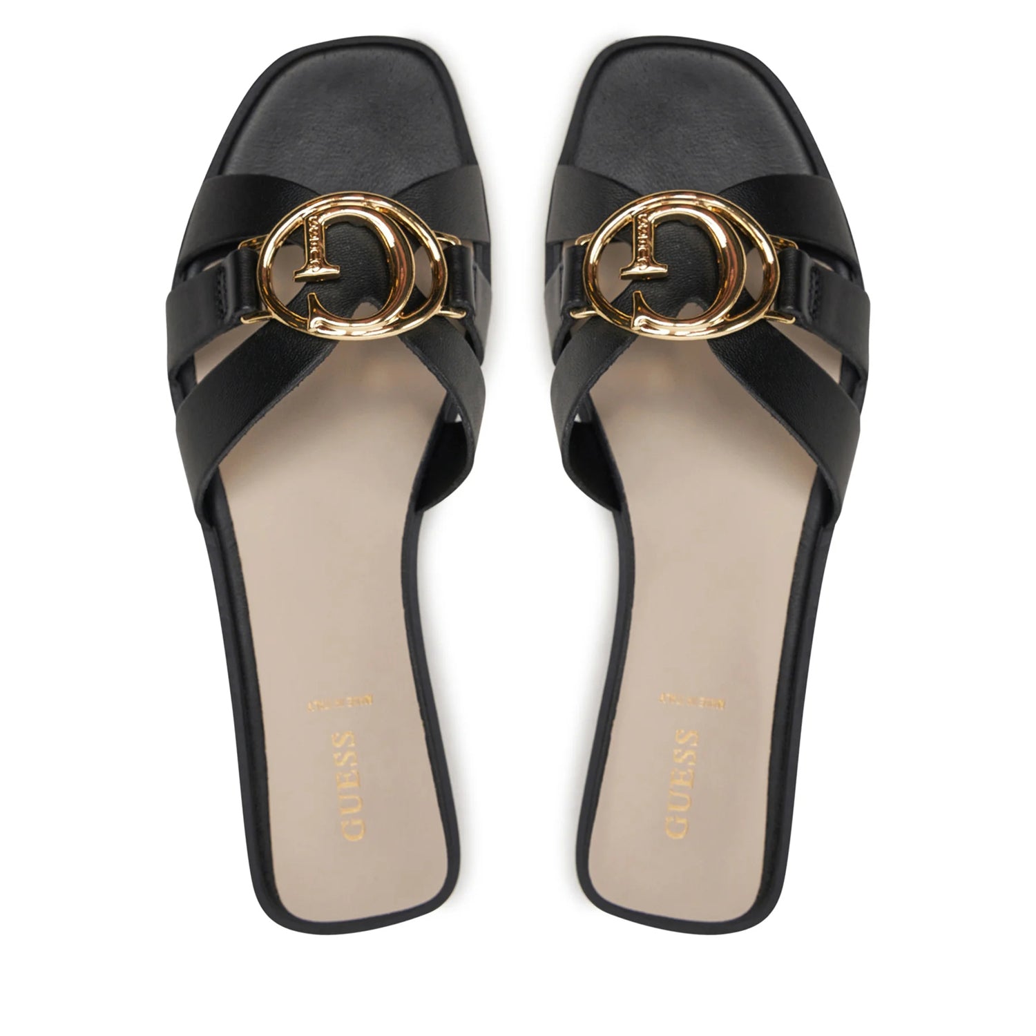 Guess Sandalias Sandals Fljsym Black Preto_shot4